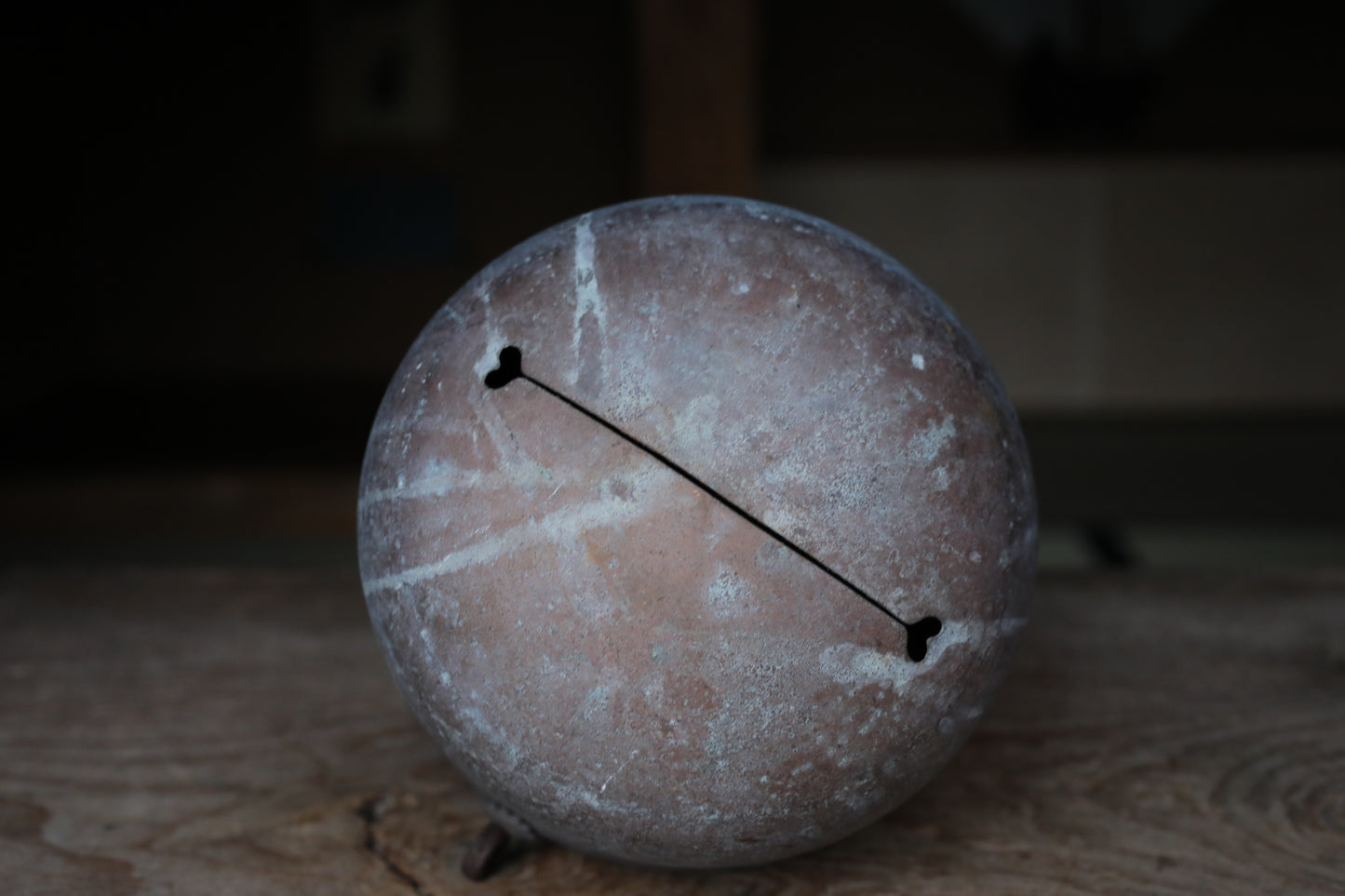 LARGE! Japanese vintage Bronze Bell from shinto shrine hanging bell made of bronze hand craft SUZU 1960s H11in/28cm