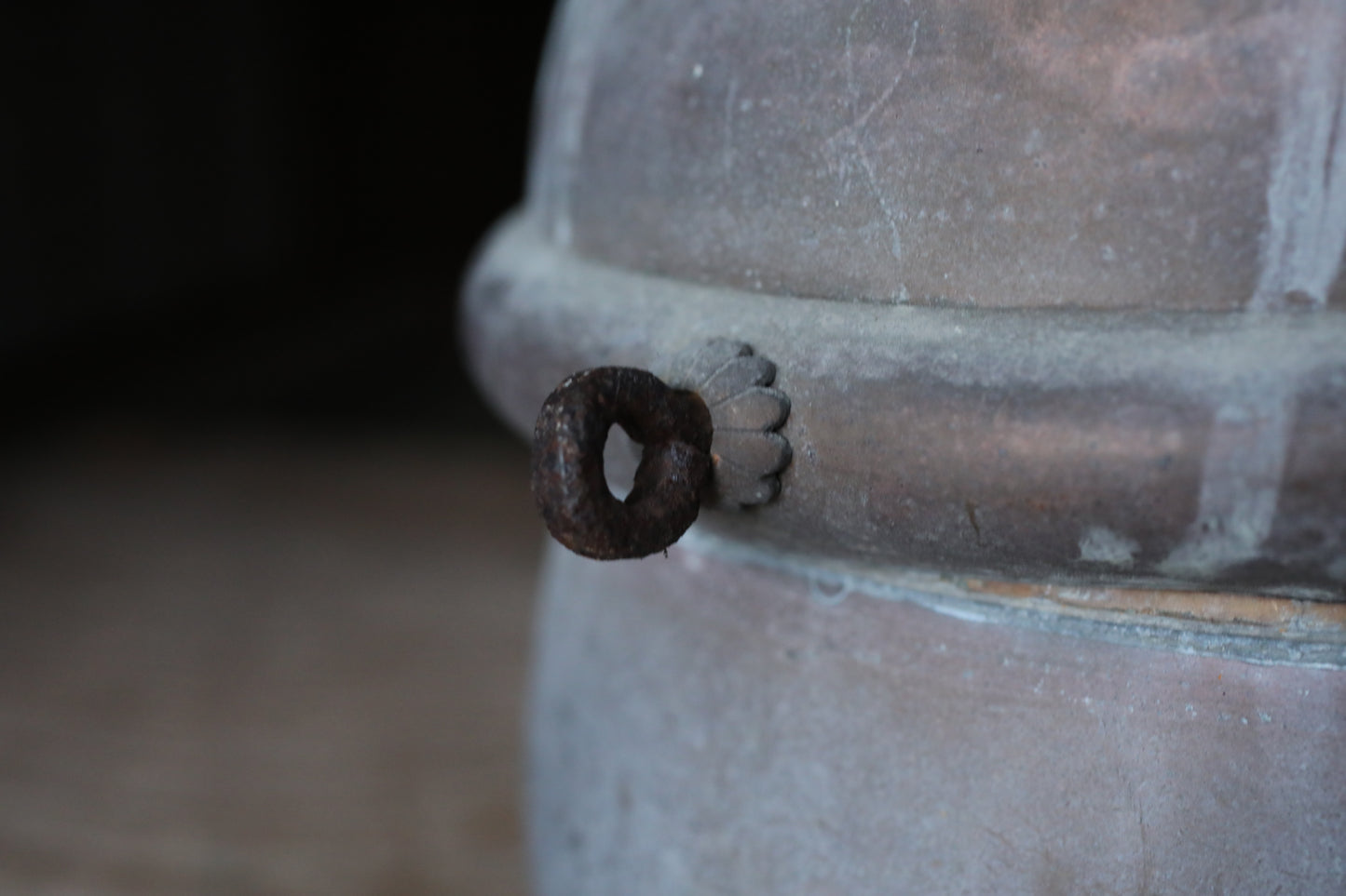 LARGE! Japanese vintage Bronze Bell from shinto shrine hanging bell made of bronze hand craft SUZU 1960s H11in/28cm