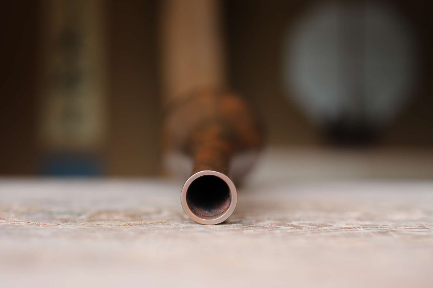 FINE! Japanese bronze vase Pink Purple marbled collar made by workshop dating back to the Edo with box for Tea ceremony For Gift H11in/H28cm