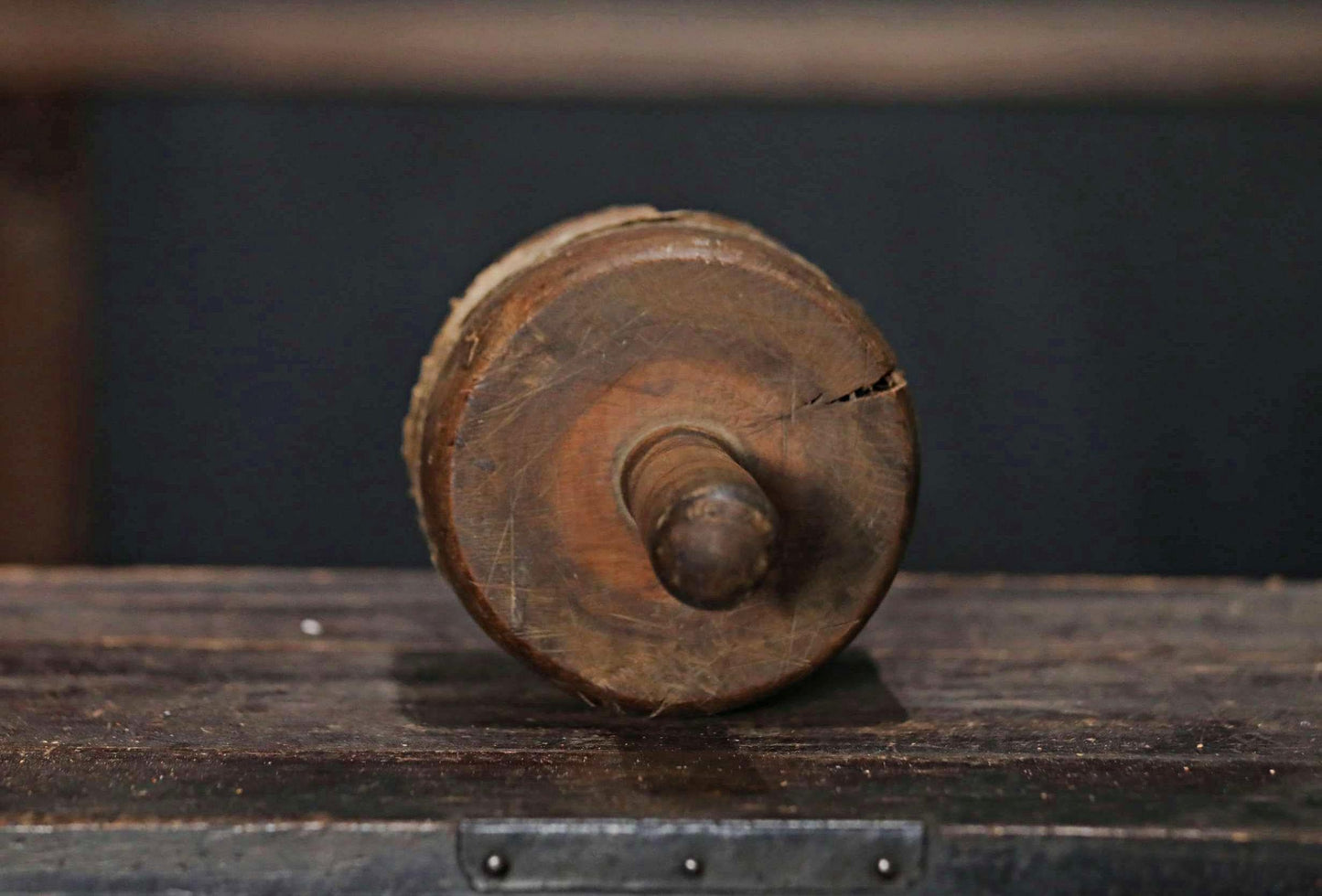 Japanese Kinuta Hammer - Wooden Straw Tool | Mingei Folk Art Hat Rack
