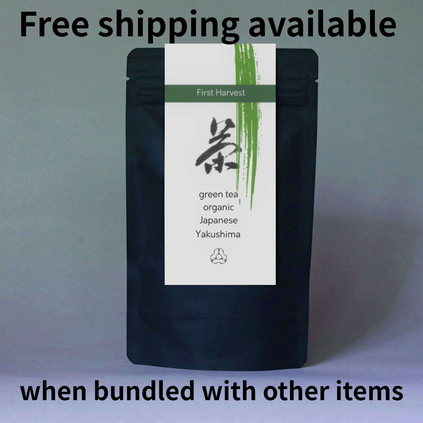 FIRST HARVEST Japanese tasty 100% Organic Green Tea 2.8oz / 80g Yakushima /Kuritawase & Asatsuyu/ Acquired organic certification