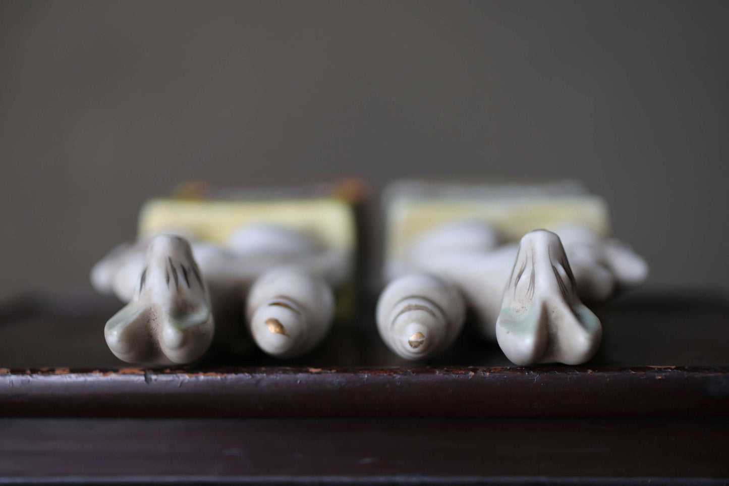 Kitsune Porcelain Dolls – Vintage Japanese Fox Figurines | Shinto Shrine Art