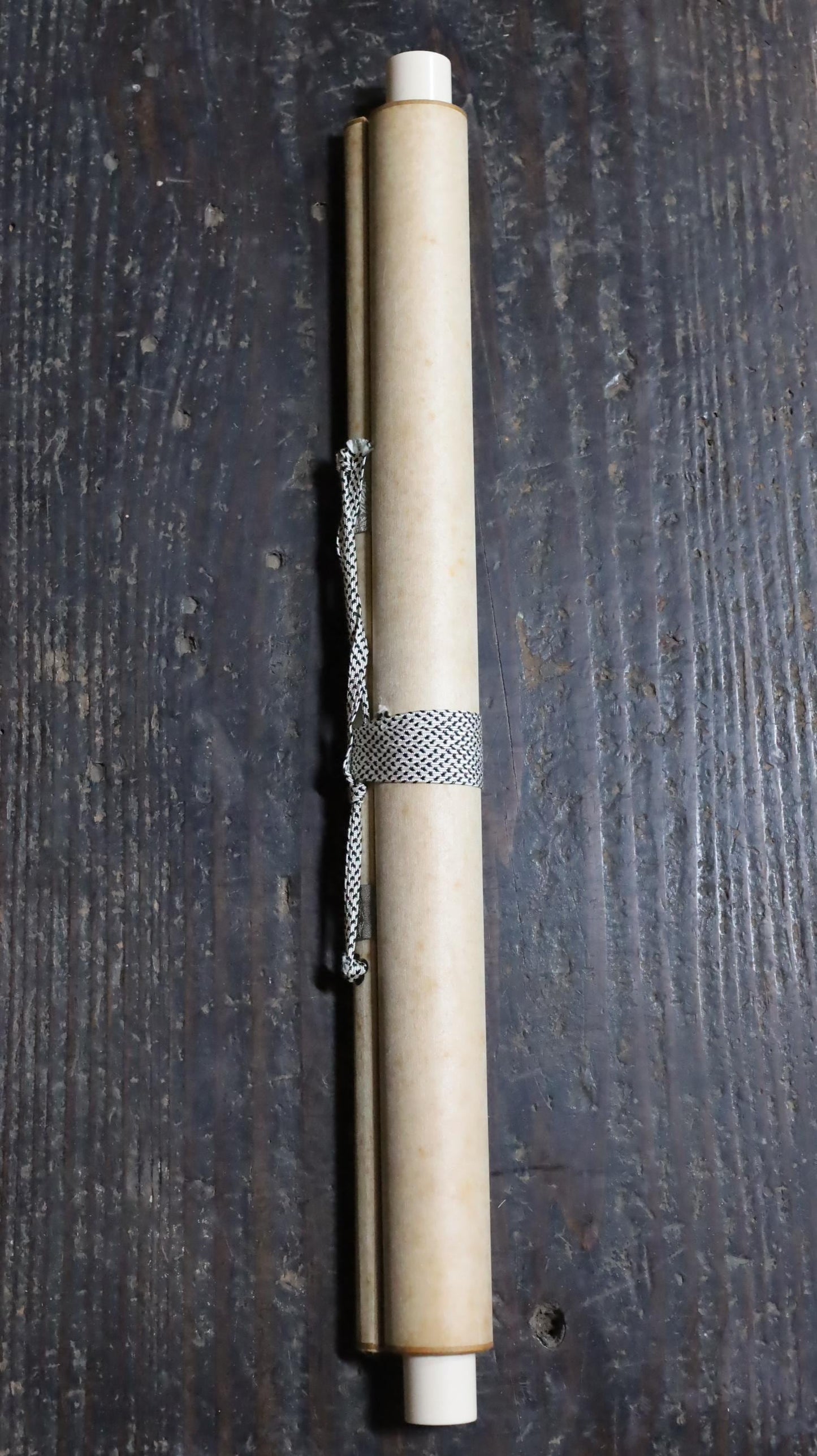Empty Hanging Scroll - Japanese Calligraphy Silk Paper Scroll H117xW46cm
