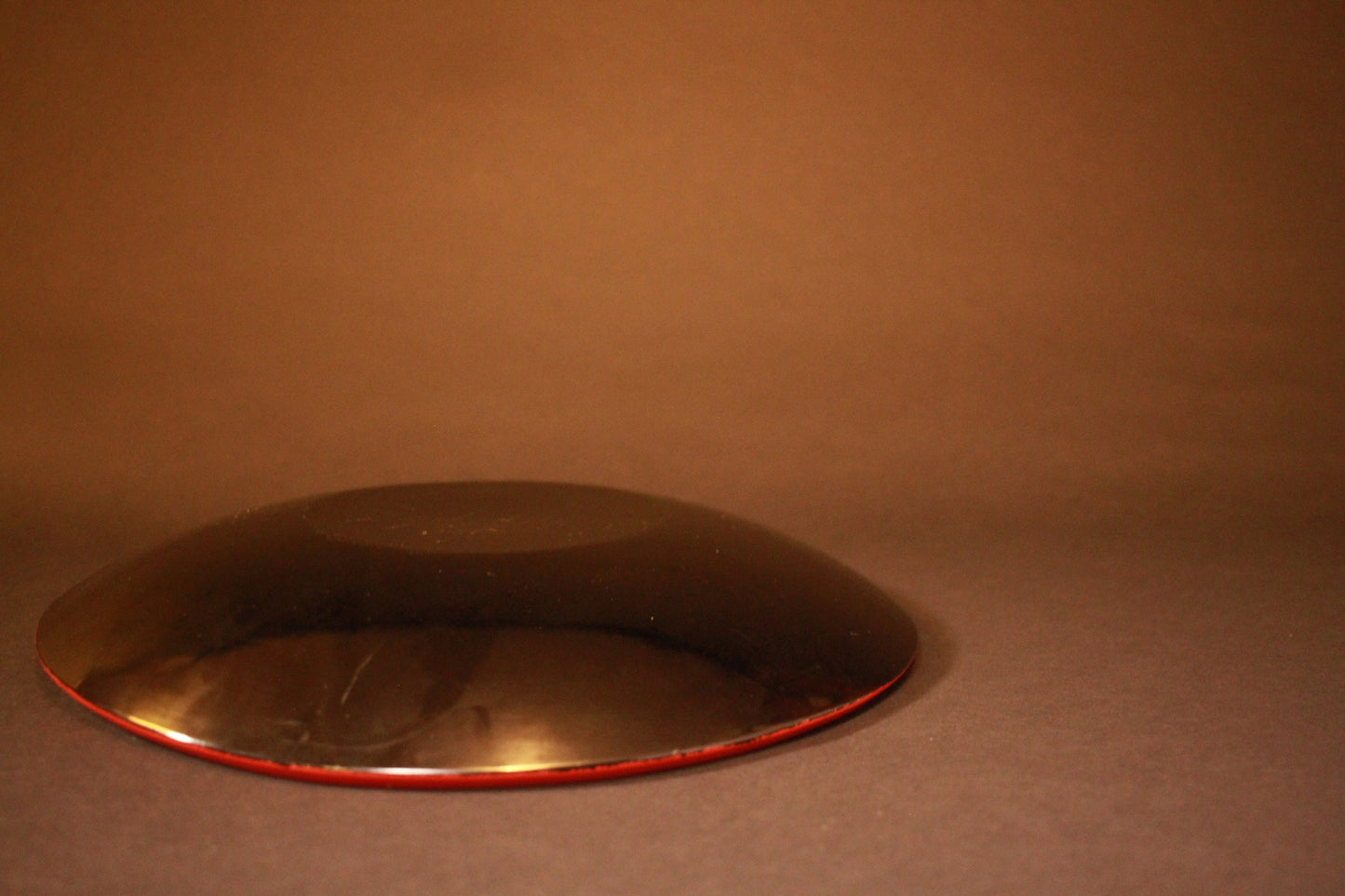 Japanese Antique Collectors plate lacquer tray Large Red and Shell RADEN work with a phoenix pattern "URUSHI" tray wooden 12.6in