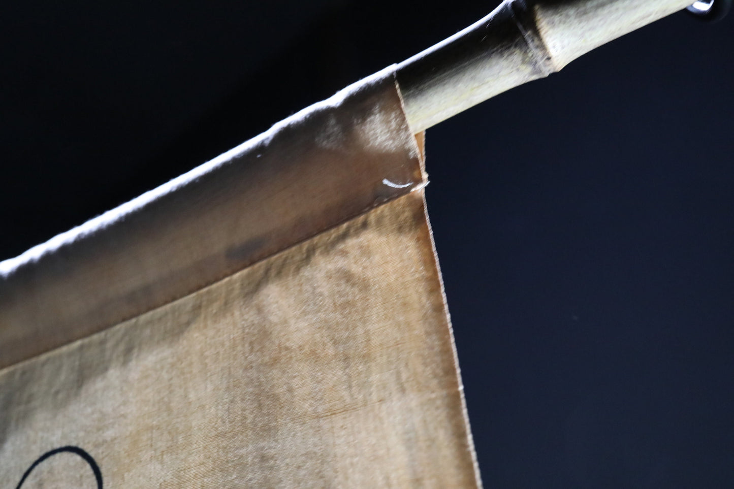Large Japanese old Noren for Sento, public bath, entrance white curtain, Japanese interior craft H46.5×W55.1in / H118×W140cm