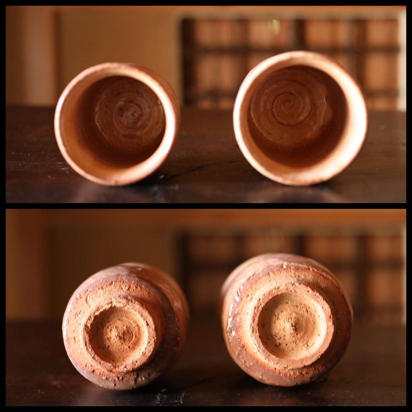 Japanese vintage HAGI ware ceramic kiln Perfect tea cups set SENCHA with wooden box tableware Tea ceremony For GIFT