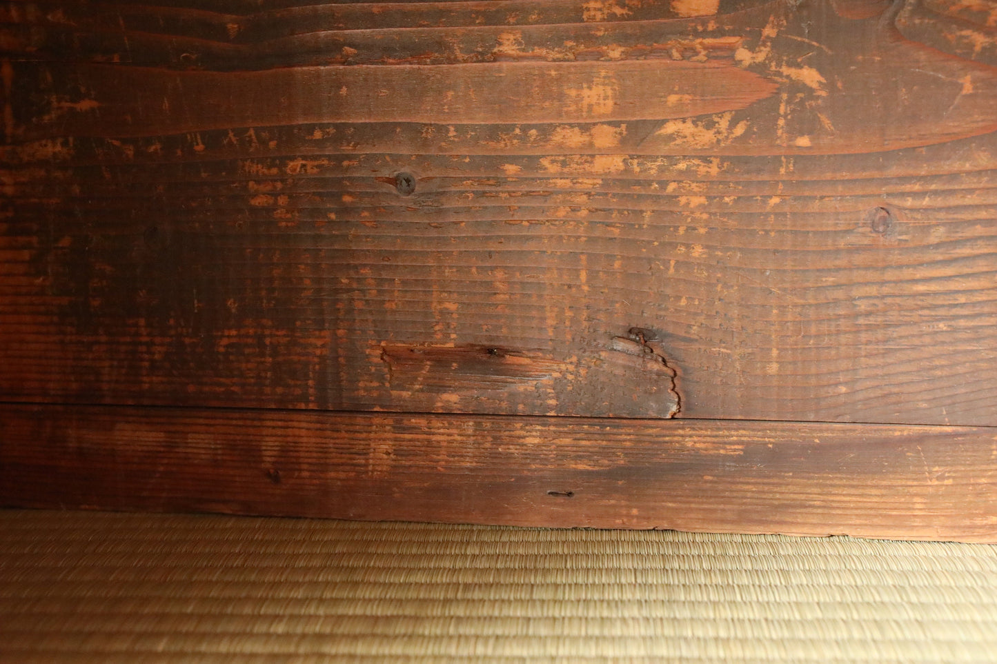 Japanese vintage furniture low table ,Chest of Drawers "Tansu" with 6 drawers and handles 1950s H11.4in×W33.4in/H29×84.8cm