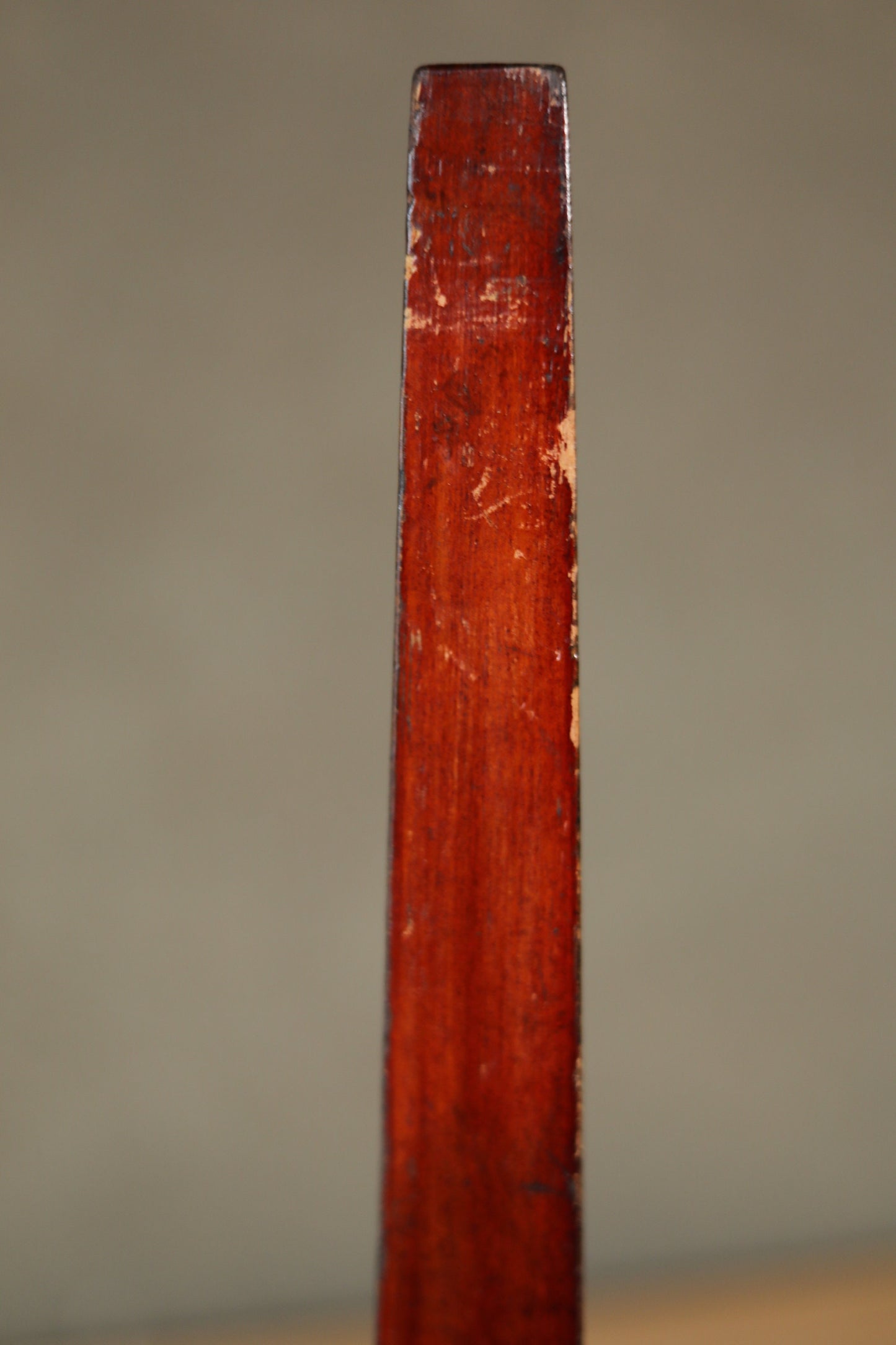 Japanese antique measuring box urushi Lacquer"枡MASU" with a handle ,sake ladle wood Kanji calligraphy 1920s H12.8×5.5in/H32.5×14cm