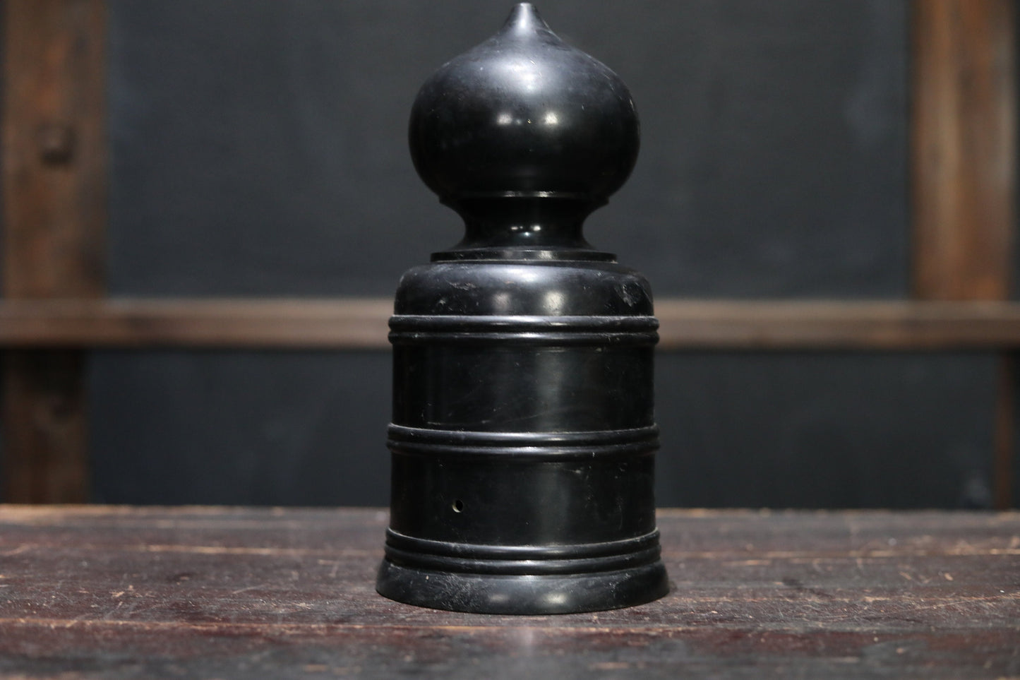 Japanese buddhist temple Bronze architectural decoration ornament for capital of column, finial, GIBOSHI furniture H11in/ 28cm
