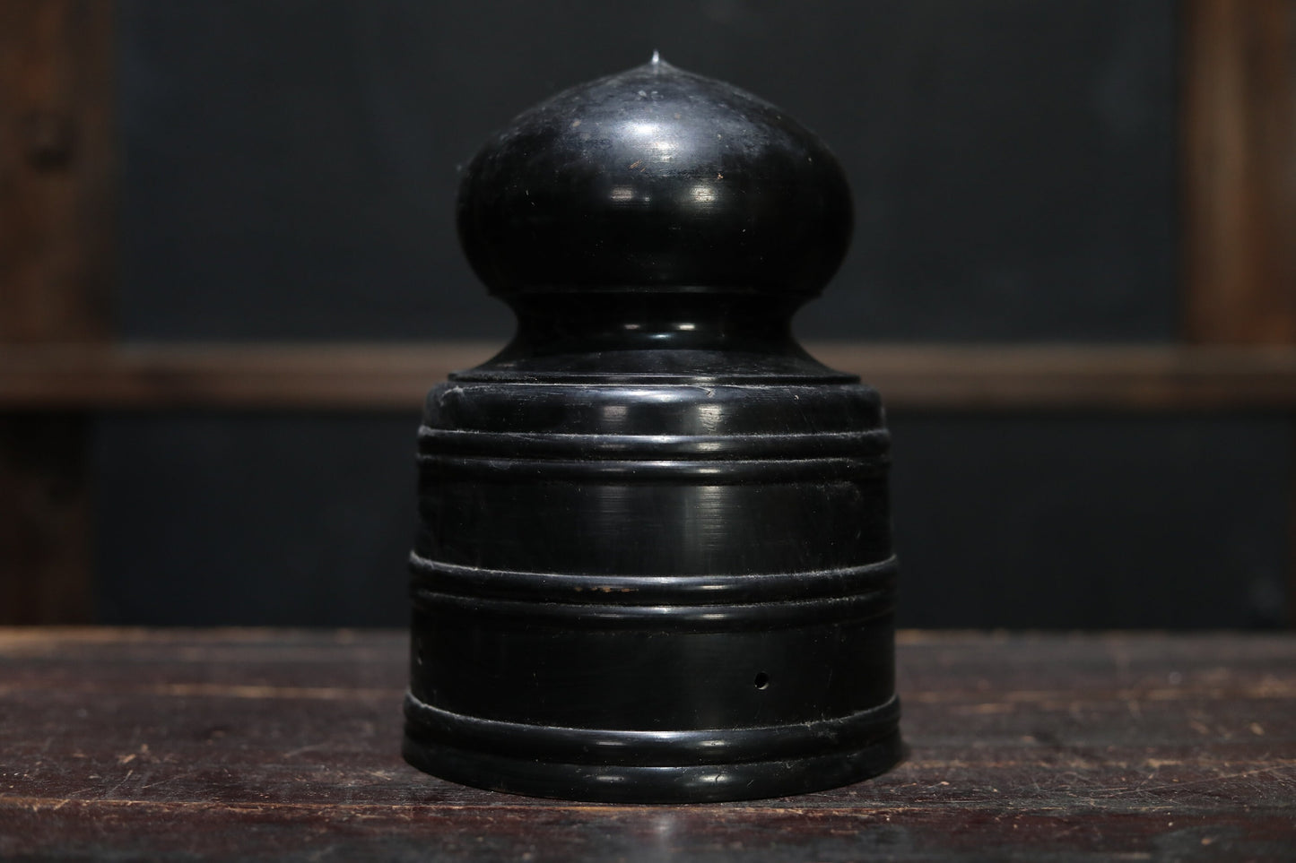 Japanese buddhist temple Bronze architectural decoration ornament for capital of column, finial, GIBOSHI furniture H9.4in/ 24cm