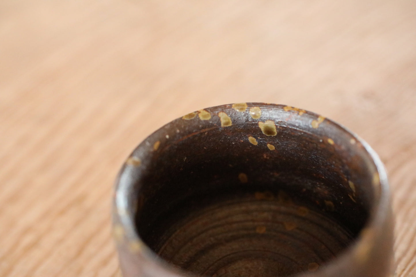 Japanese Sake Cup GUINOMI with gold painting Kutani ware cup with wooden box with sign For GIFT 2.6in/6.5cm
