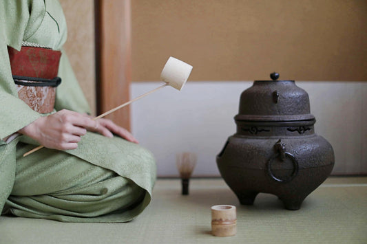 Japanese vintage tea kettle set