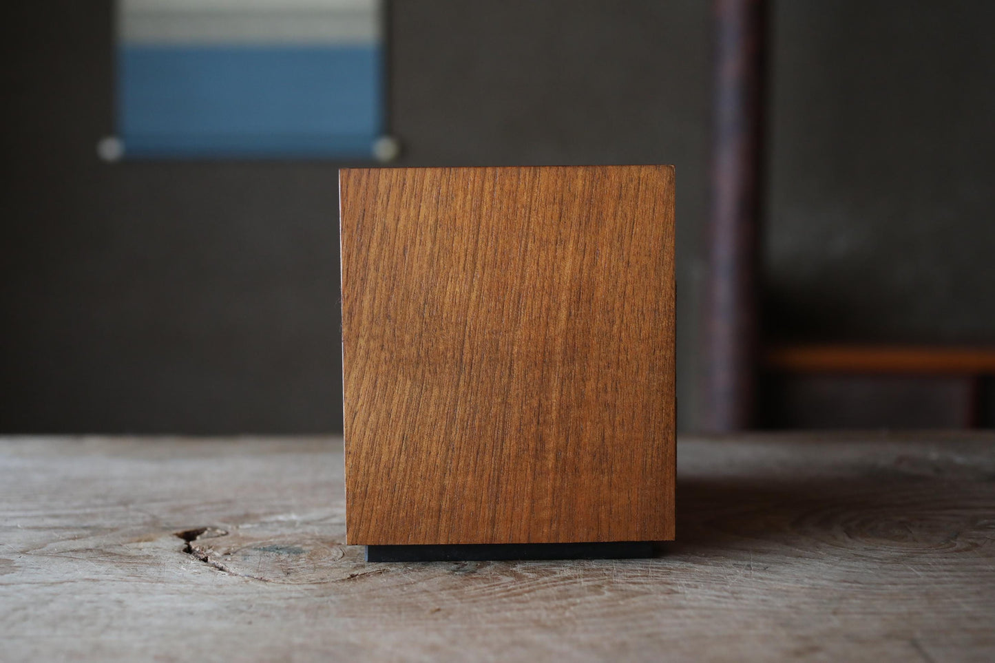 Japanese furniture Small Chest of drawers "tansu" Yosegi marquetry wood mosaic work design hand craft H7.1×W8.3×6.2in/H18×21.2×15.7cm