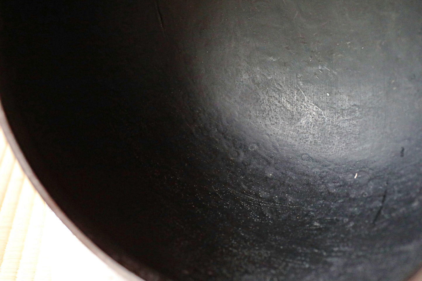 Large Singing Bowl – Japanese Bronze Bell With Sakura Silk Cushion & Leather Striker