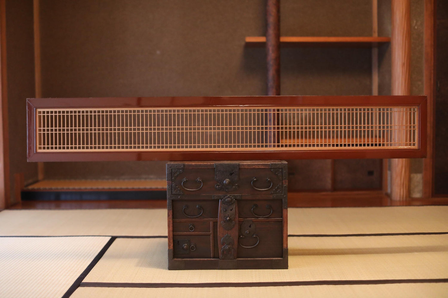 Japanese Kumiko Ranma – Handcrafted Wooden Lattice Panel | Traditional Shoji Screen Divider