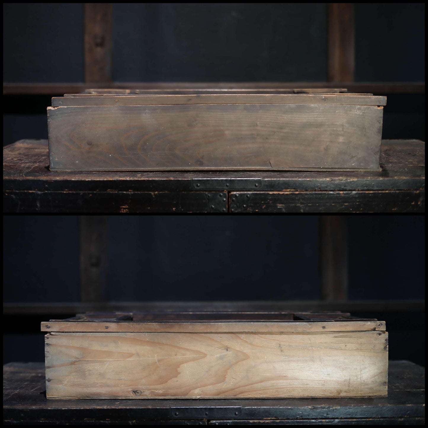 Japanese Zushi Cabinet Antique Kamidana Shelf – Shinto Shrine Altar With Ebisu And Daikoku Dolls