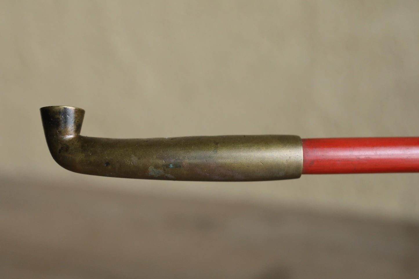 Japanese Vintage Smoking Pipe - Long Bamboo and Brass Kiseru Pipe with Cool Mild Smoke
