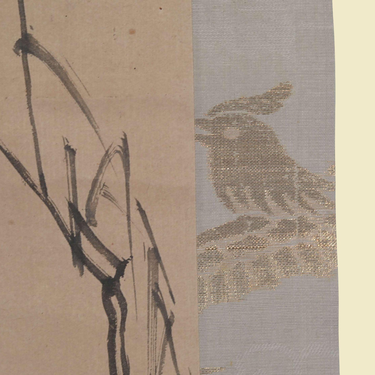 Japanese Hanging Scroll - Antique Edo Period Horse Ink Painting by Yano Ryoushou