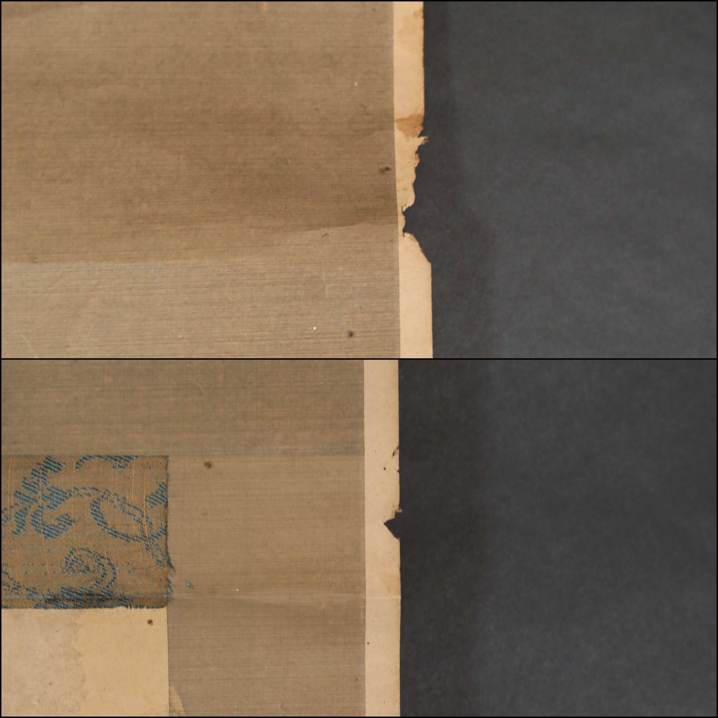 Japanese Antique Scroll – Bodhisattva Painting With Elephant | Vintage Kakejiku Art