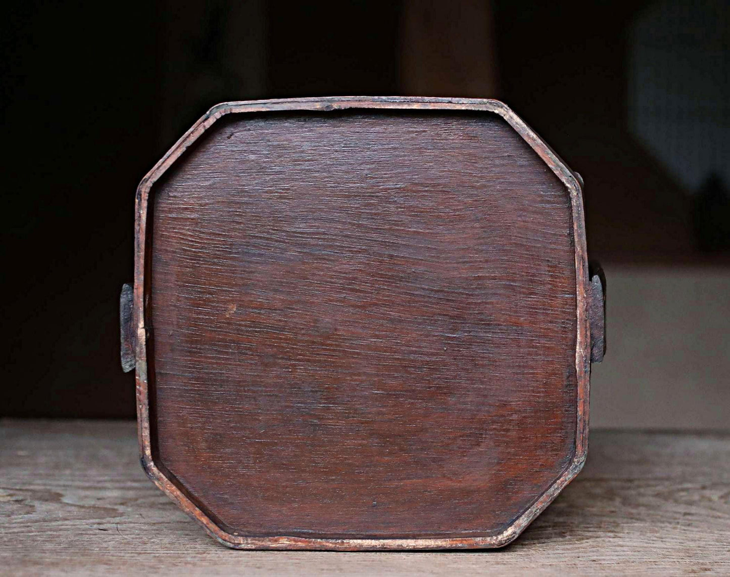 Vintage Bamboo Basket | Japanese Antique Basket, Woven Bamboo Box & Traditional Tea Carrier