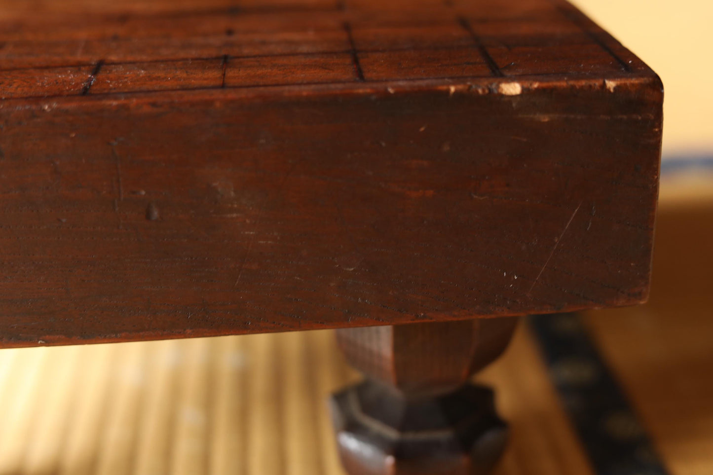 Antique Japanese Shogi Handmade Wood Board & Pieces – Vintage 1890s Set