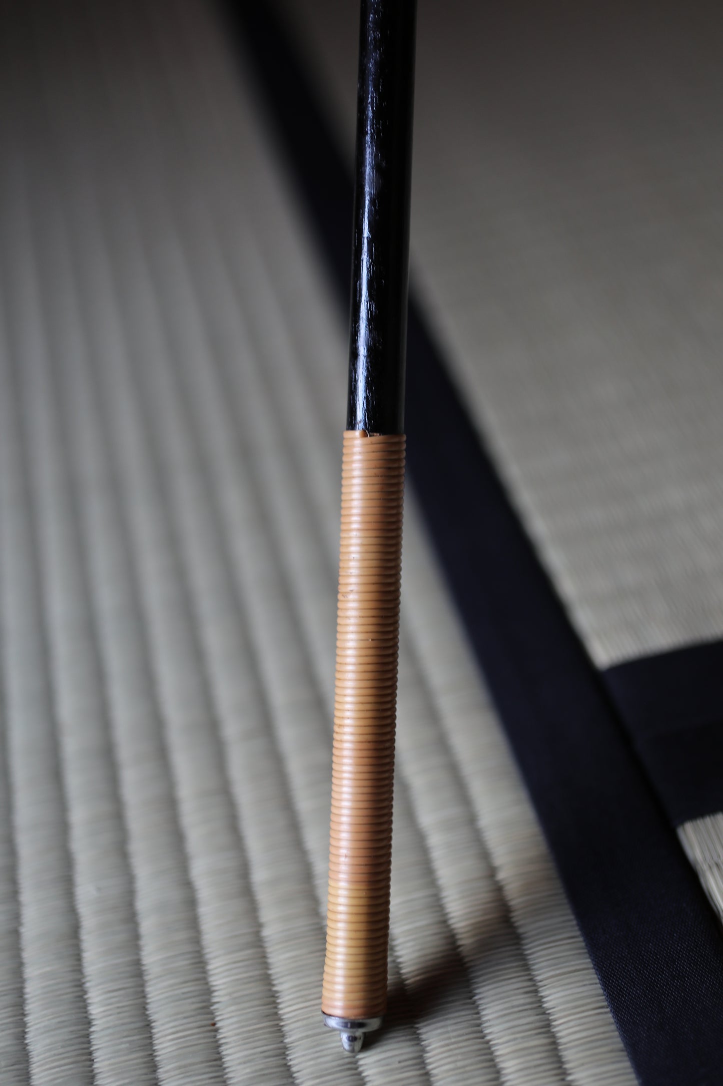 Japanese vintage KIMONO item Traditional Umbrella WAGASA BANGASA  in dark red , made of paper and bamboo   H29.7×42.1in/H75.5×107cm