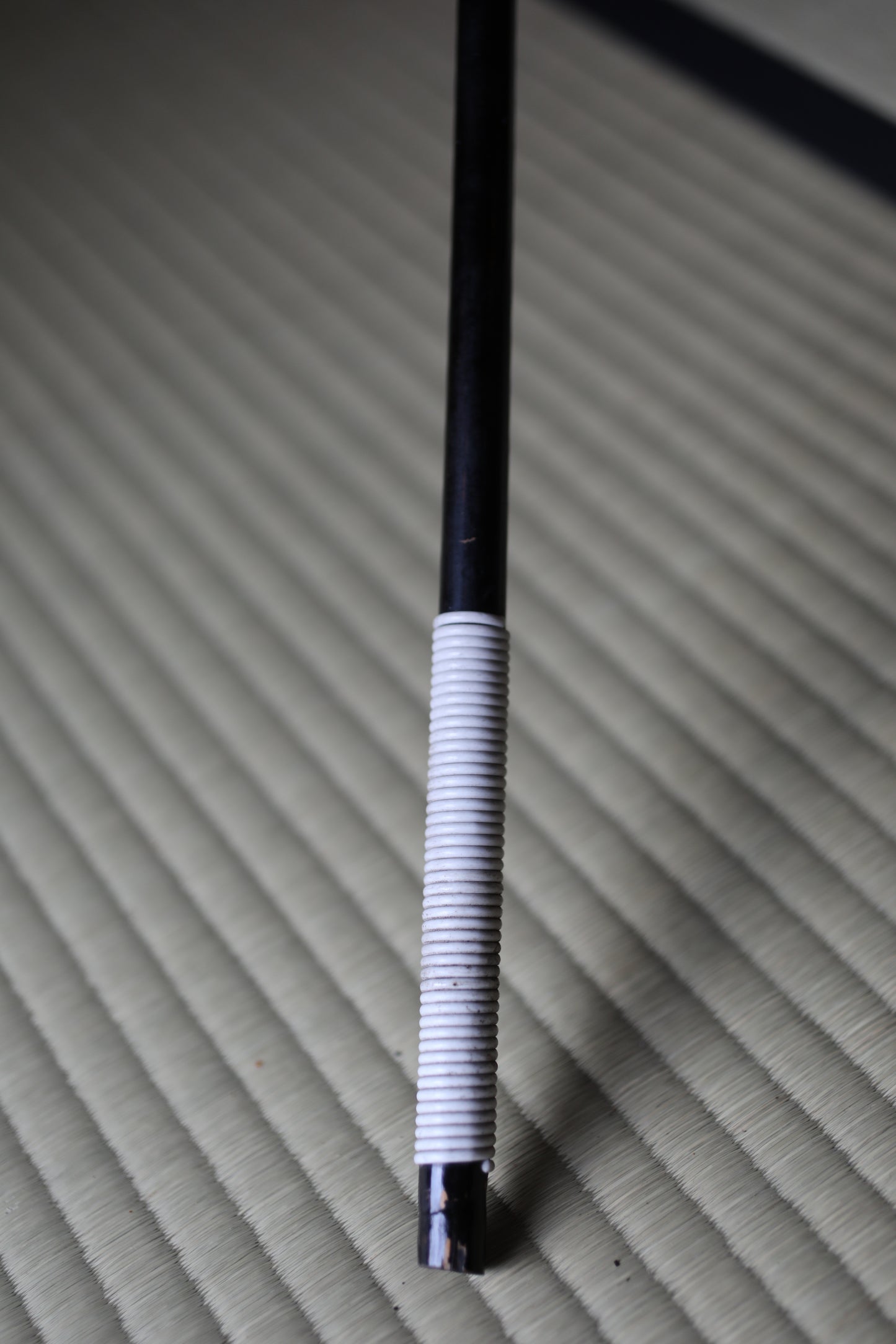 Vintage Japanese Bangasa Umbrella, Crane Painting, Bamboo & Paper