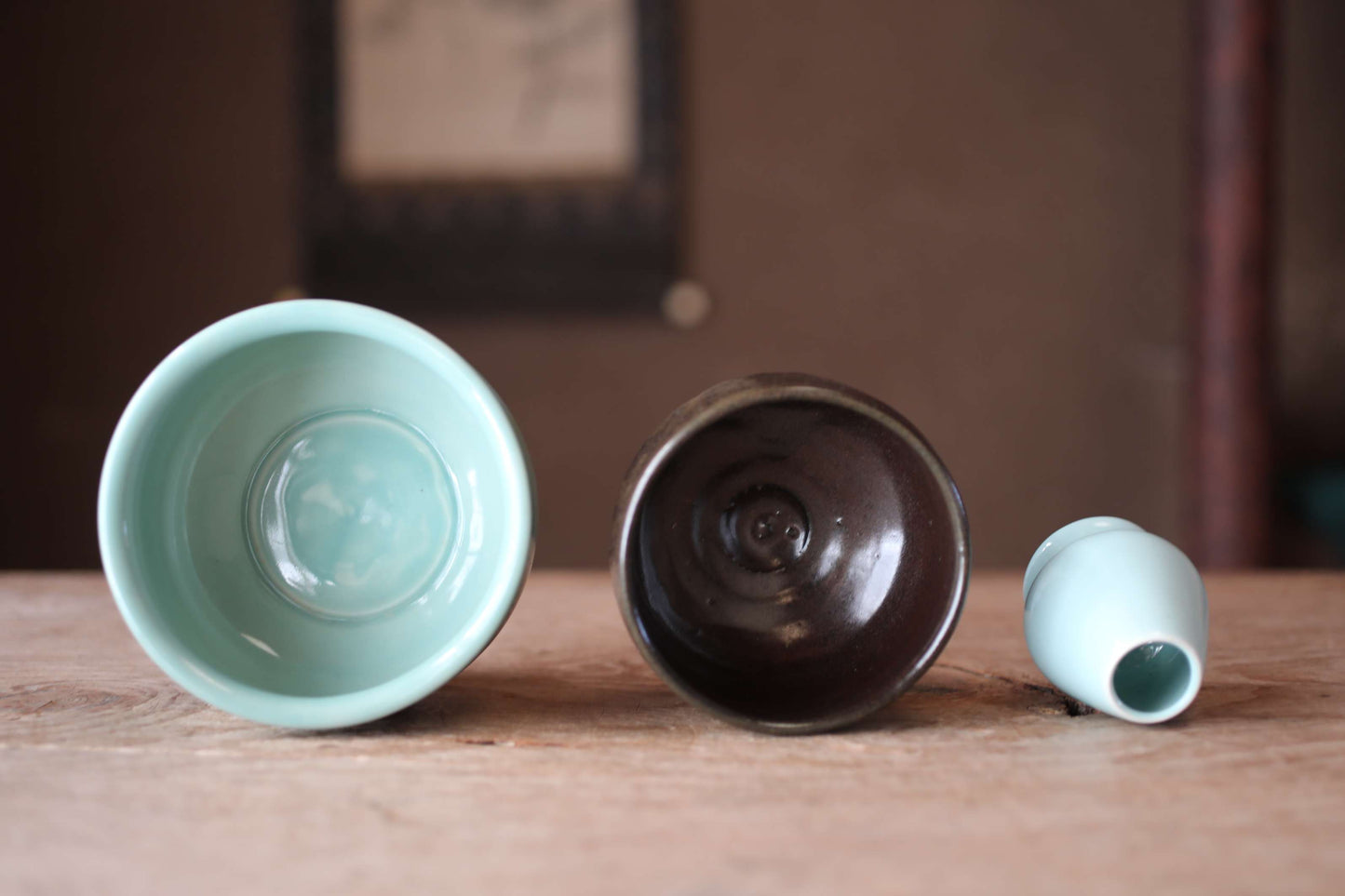 Japanese Tea Ceremony Utensil Set, Charcoal Box, Feather, 10-Piece