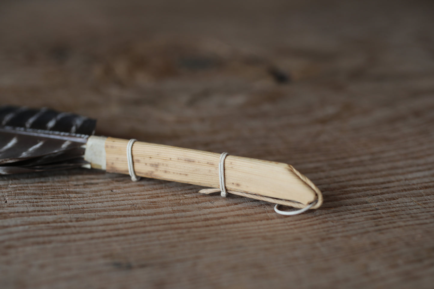 Japanese Tea Ceremony Utensil Set, Charcoal Box, Feather, 10-Piece