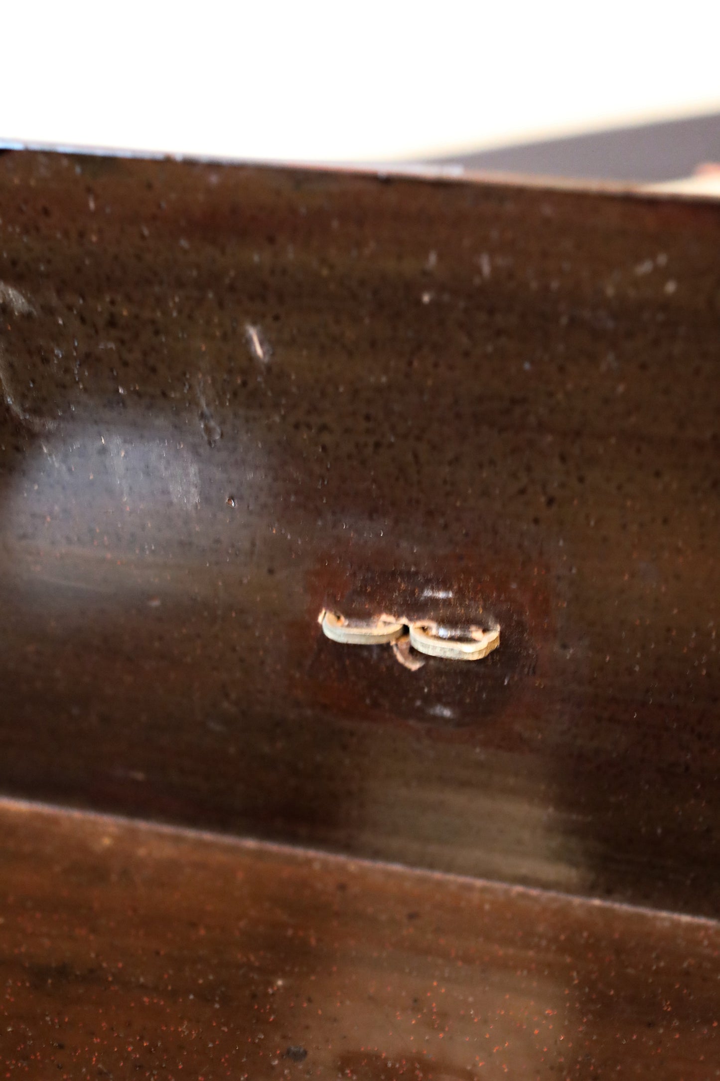 Japanese Makie Lacquer box with Long-tailed bird gold urushi EDO 1800s