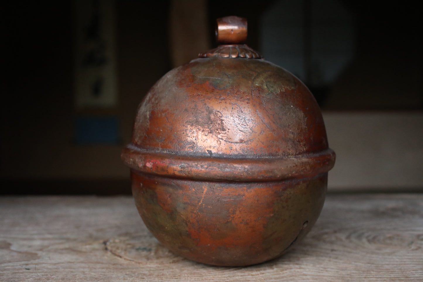 Japanese antique bell wabisabi