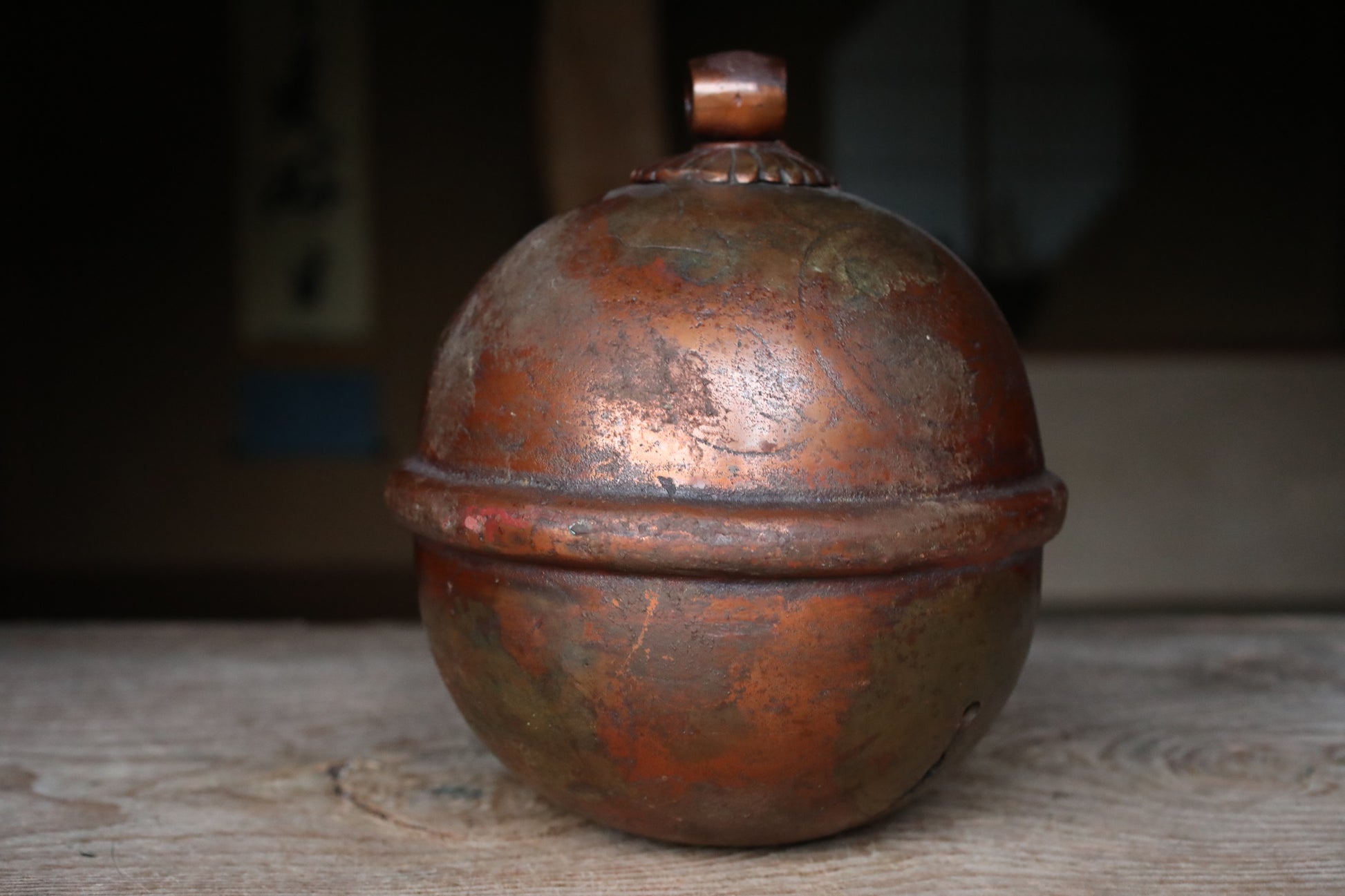 Japanese antique bell wabisabi