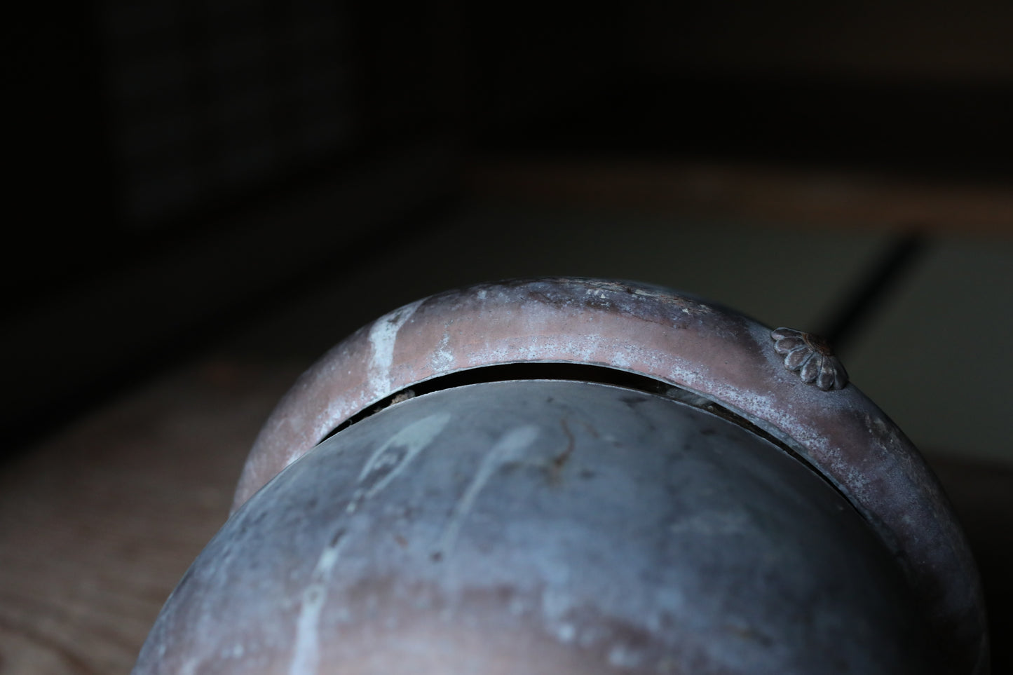 LARGE! Japanese vintage Bronze Bell from shinto shrine hanging bell made of bronze hand craft SUZU 1960s H11in/28cm