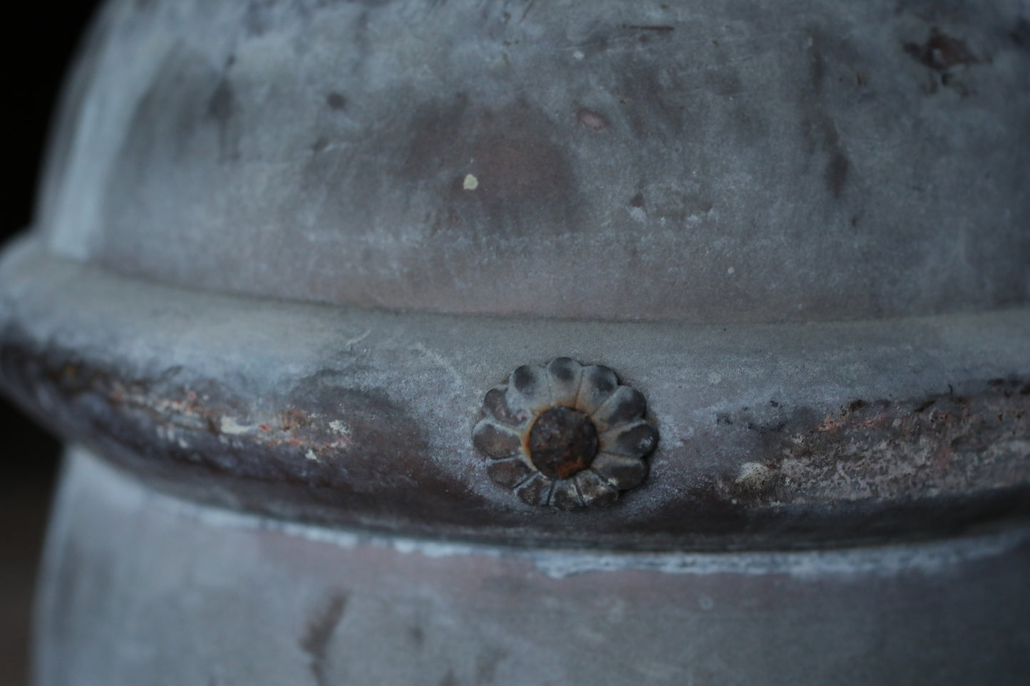 LARGE! Japanese vintage Bronze Bell from shinto shrine hanging bell made of bronze hand craft SUZU 1960s H11in/28cm