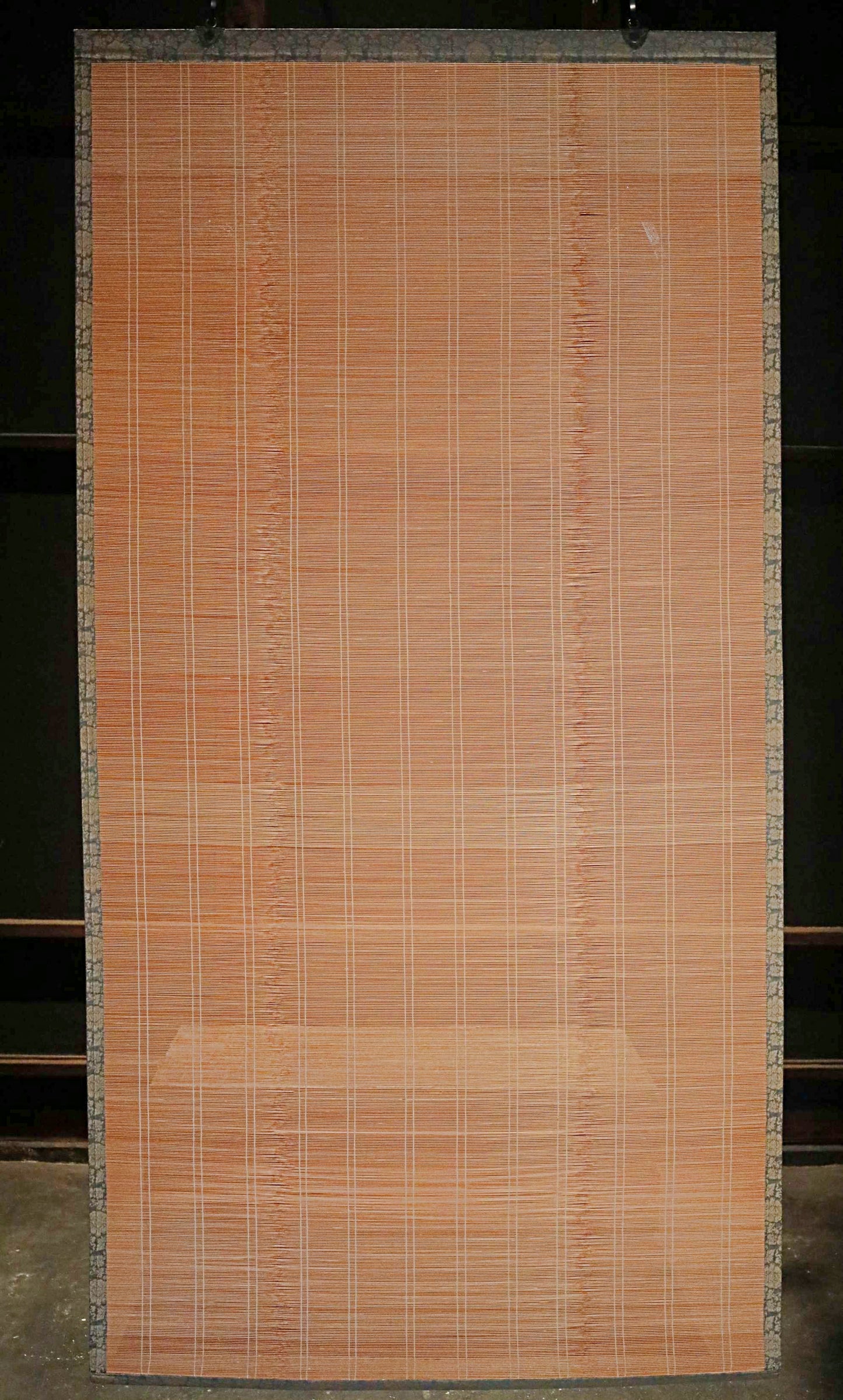 FINE!Japanese furniture bamboo curtain Window Screen Shade Blind hanging roll with silk, hook, tassel H66.9×W34.6in/H170×W87.7cm