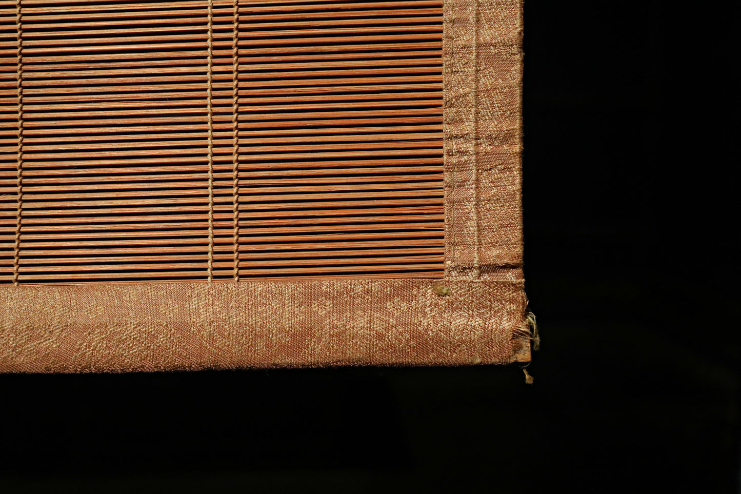 Japanese furniture bamboo curtain Window Screen Shade Blind hanging roll with silk, hook, tassel H66.9×W34.4in/H170×W87.4cm