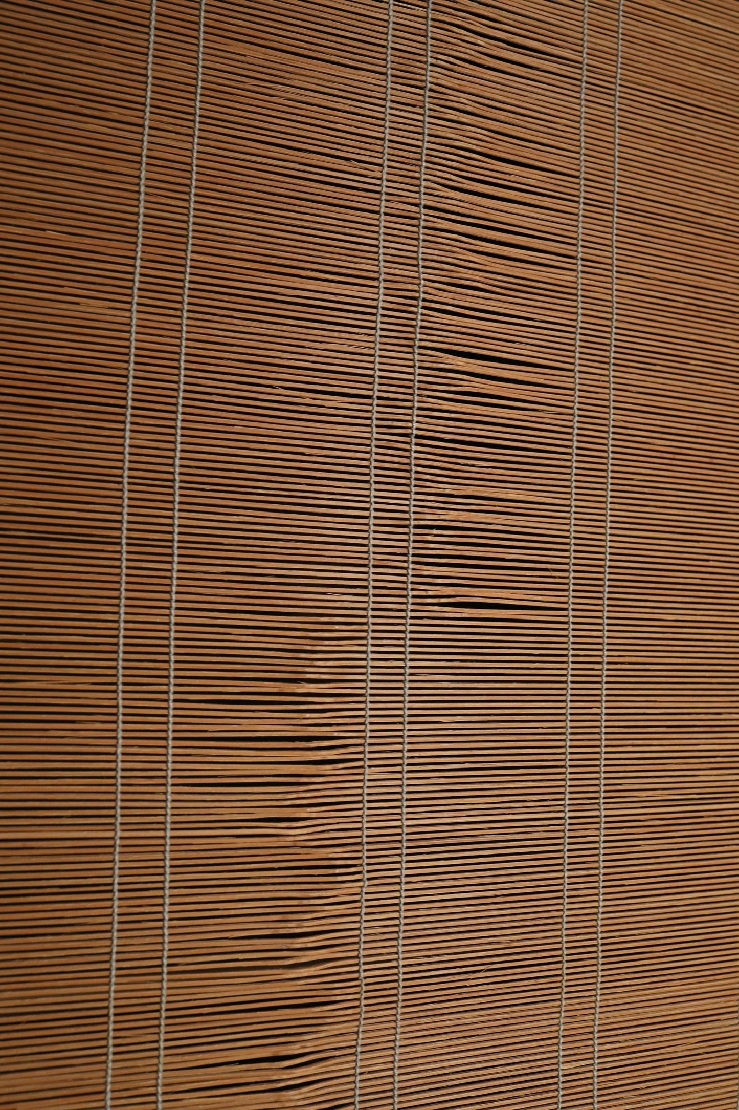 Japanese furniture bamboo curtain Window Screen Shade Blind hanging roll with silk, hook, tassel H66.1×W34.6in/H168×W88cm