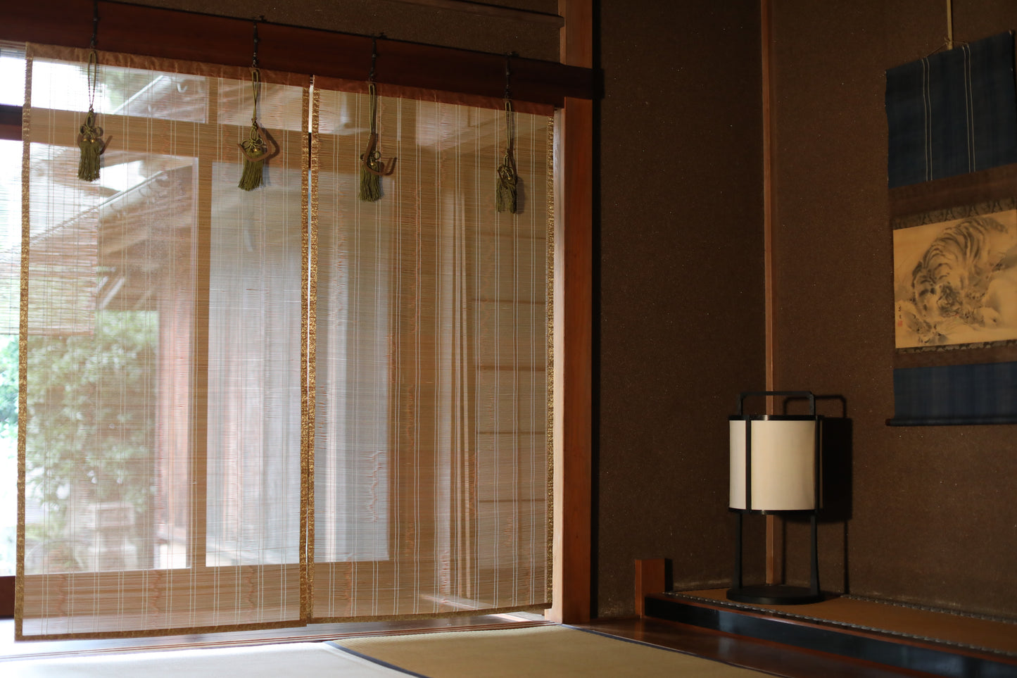 Japanese bamboo screen