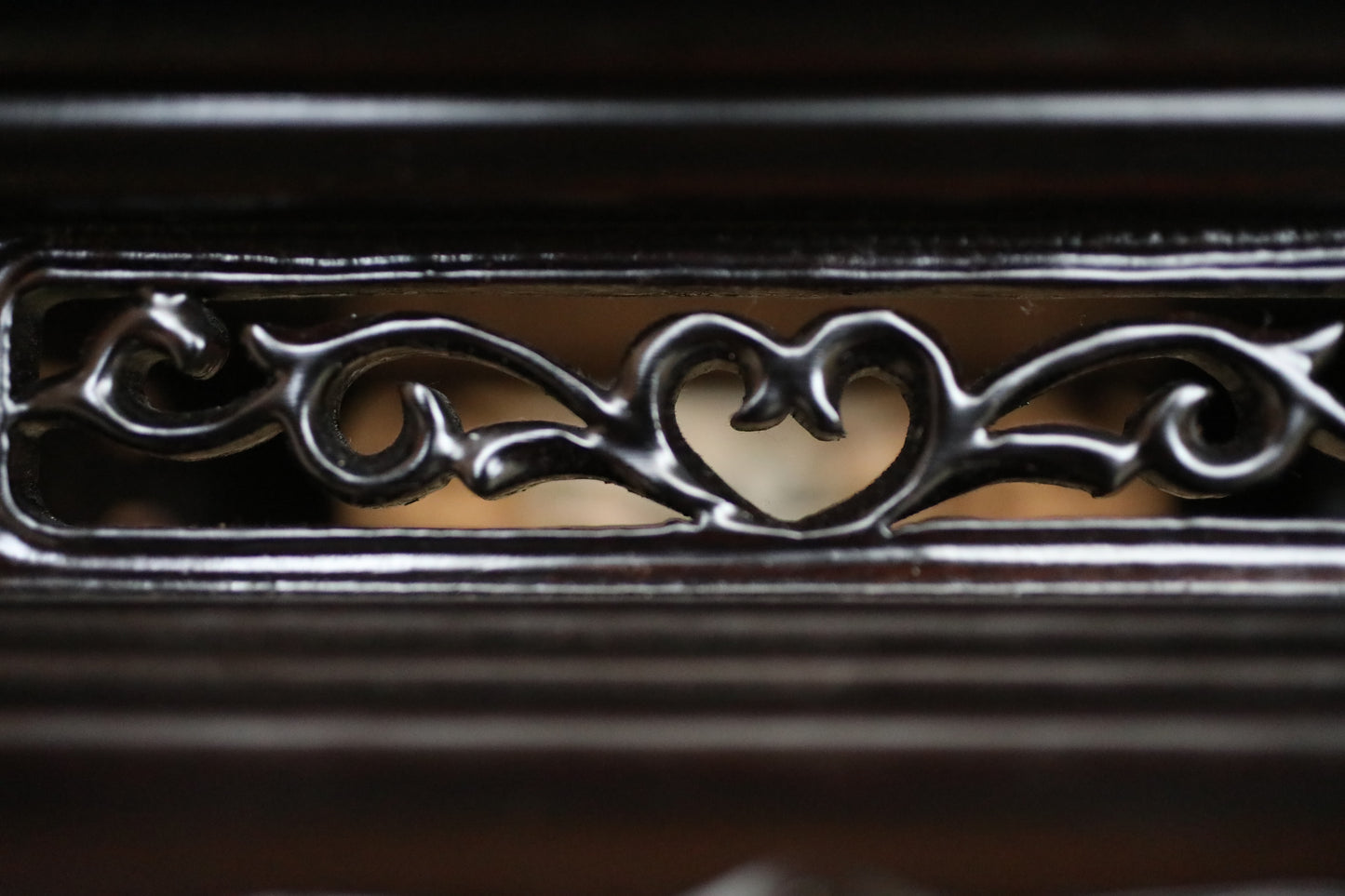 Japanese furniture ebony pedestal decoration stand, for ikebana, bonsai  H16.9in/H43cm