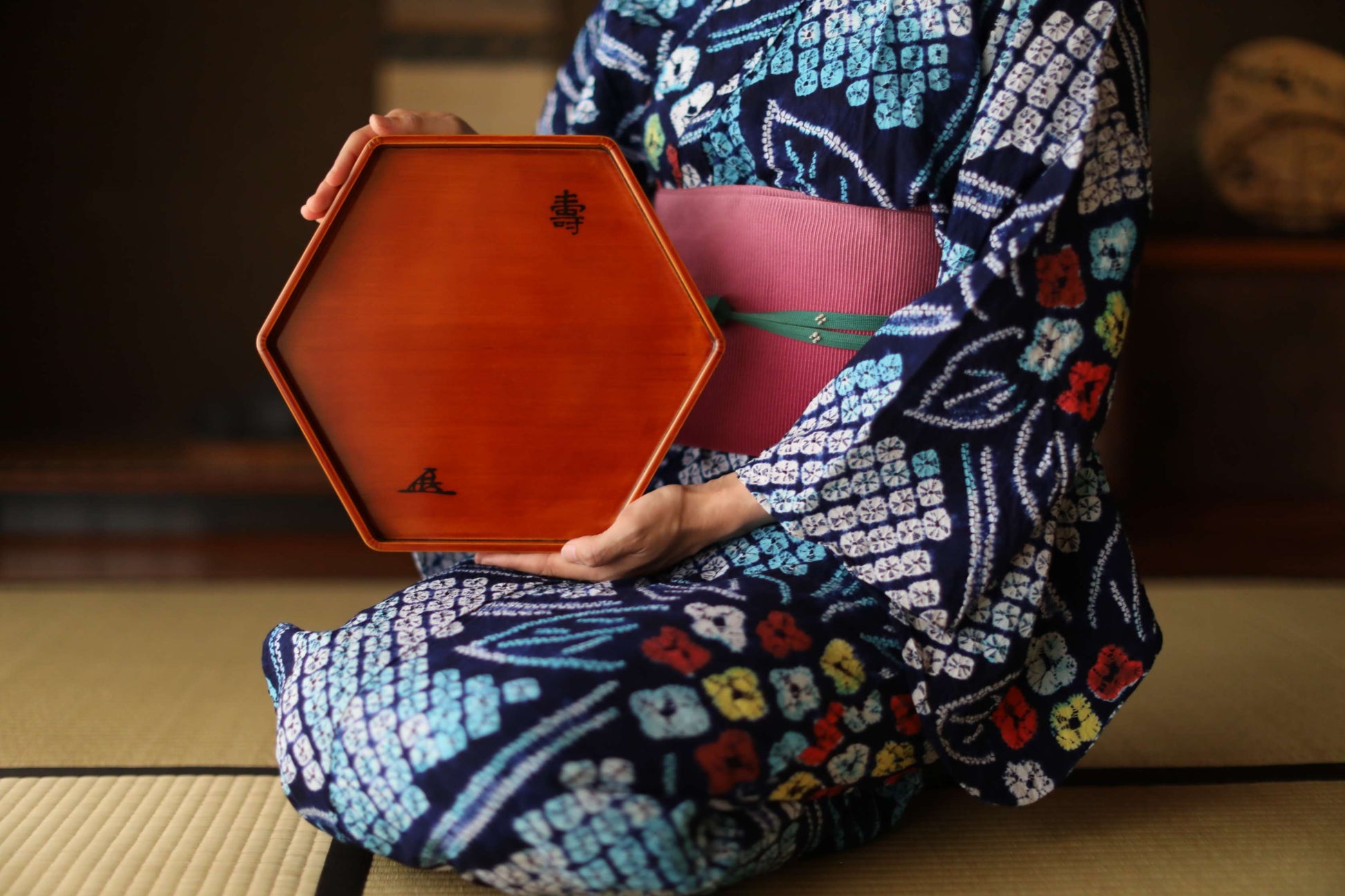 Japanese urushi tray