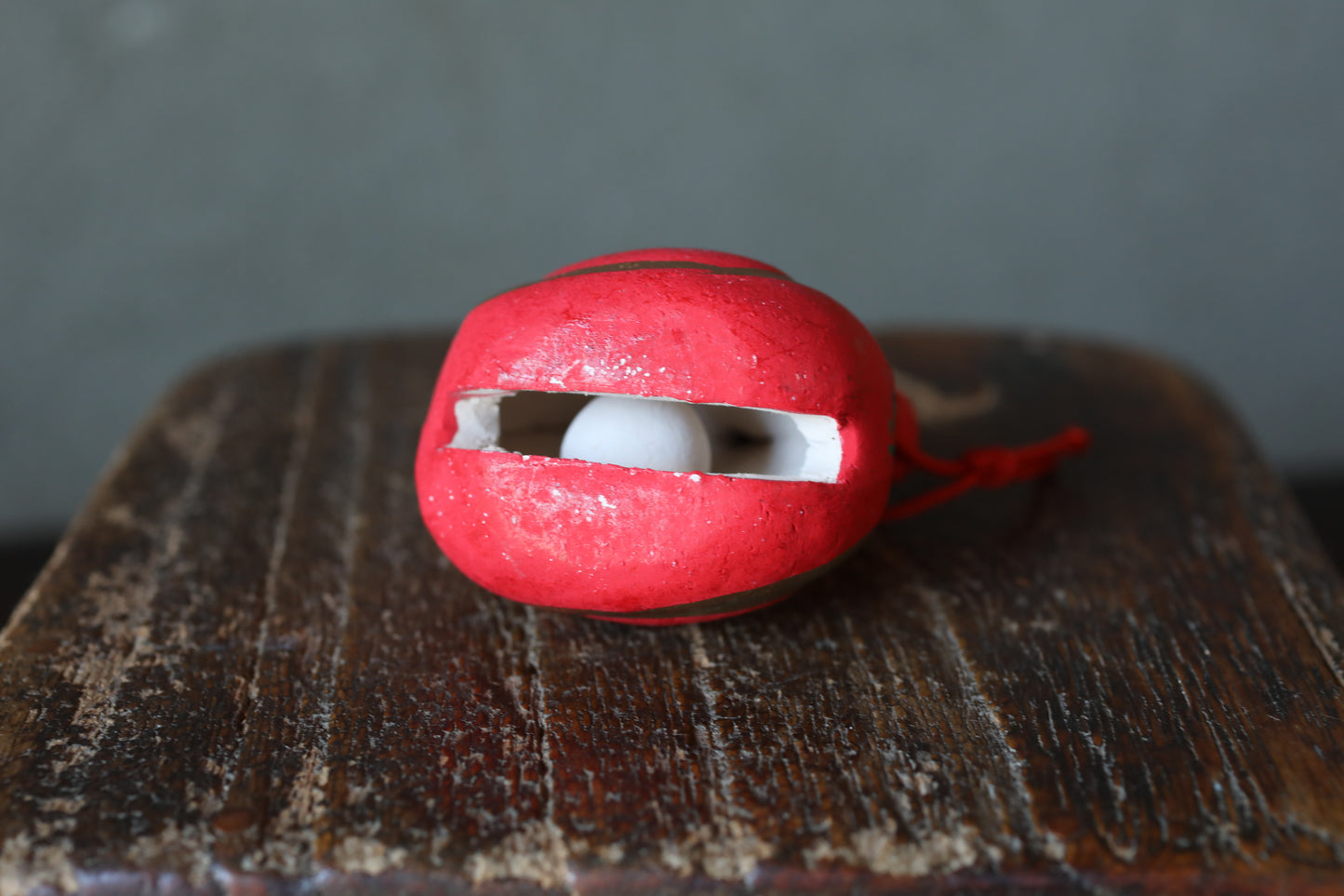 Japanese small pottery bell dragon doll Paper weight, Christmas Ornaments Japanese vintage small bell H2.8in/7cm