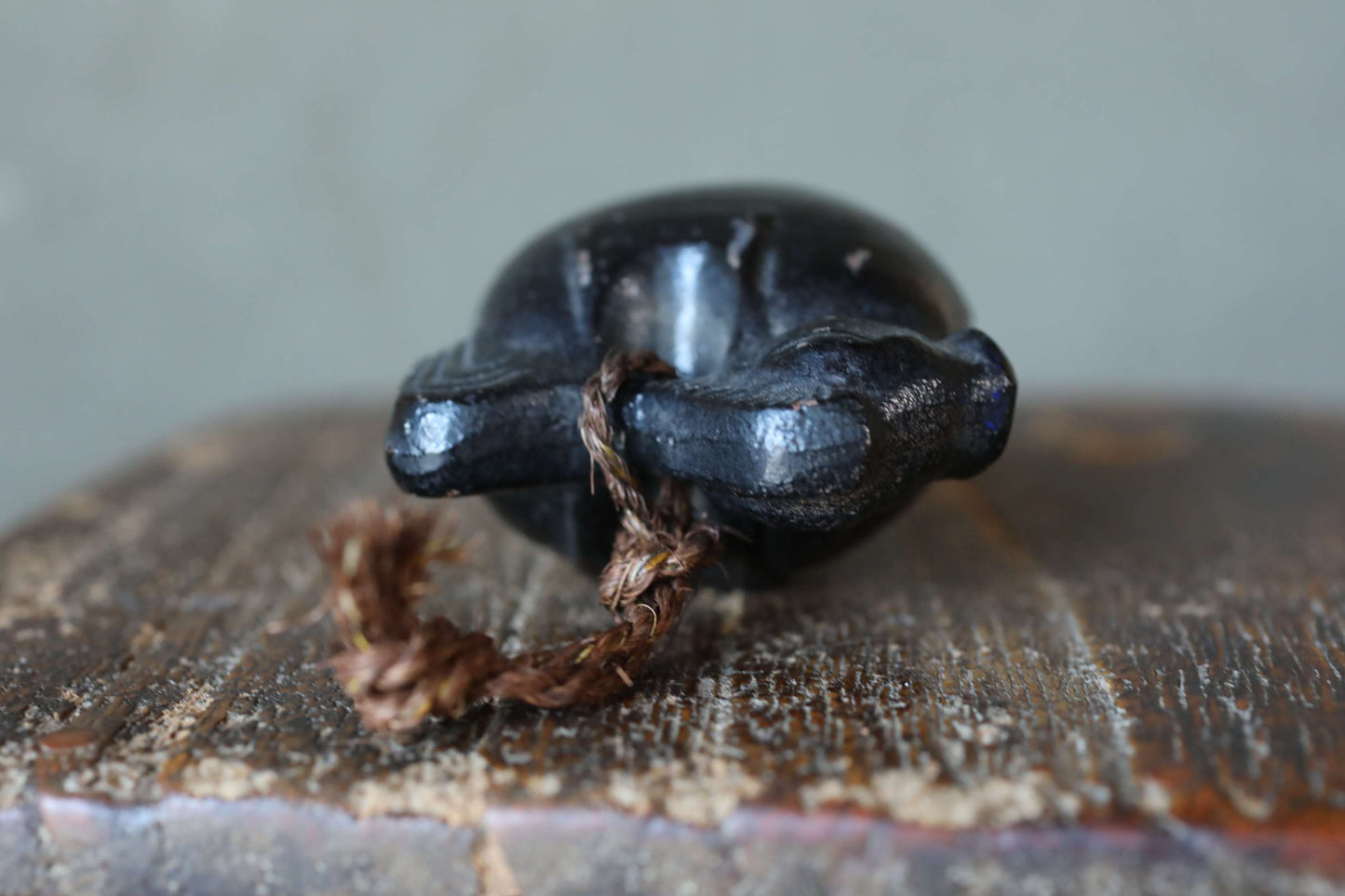 Japanese vintage Iron bell amulet Japanese Horse Paper weight japan metal ornament 1970s H2.6in×2.4in/H6.5×5×6cm