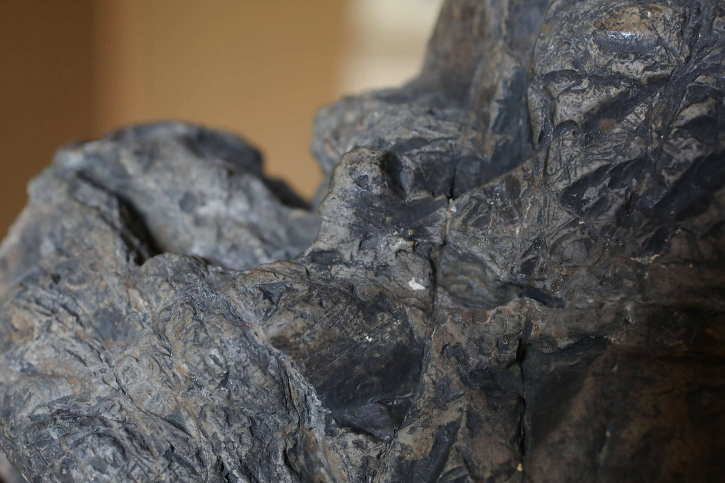 Japanese Suiseki Stone, organic form, Hand Carved Pedestal, Indoor Viewing Power Stone