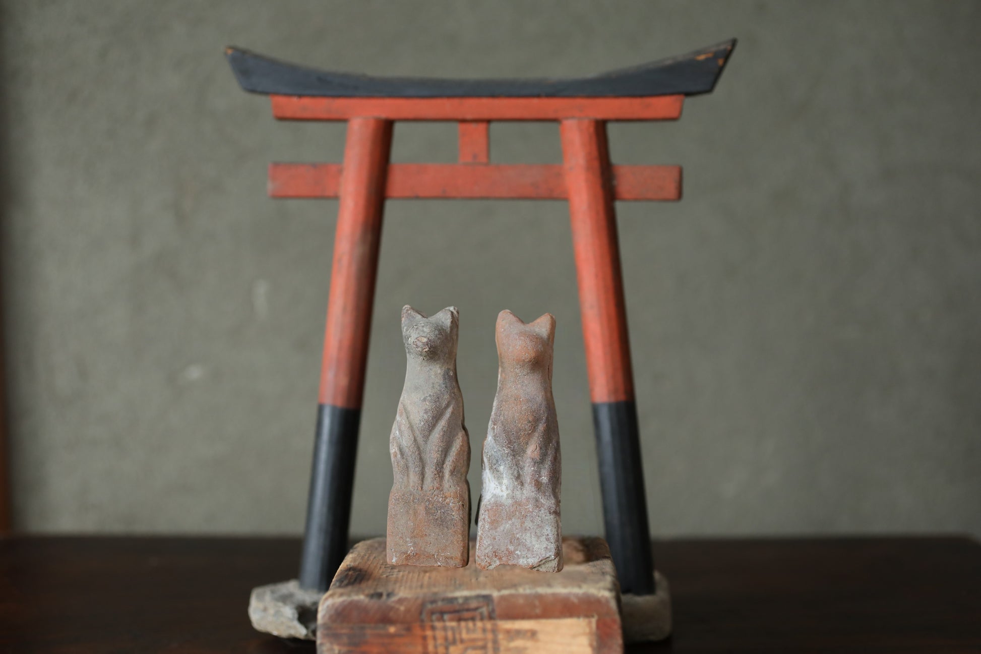 Japanese vintage fox kitsune