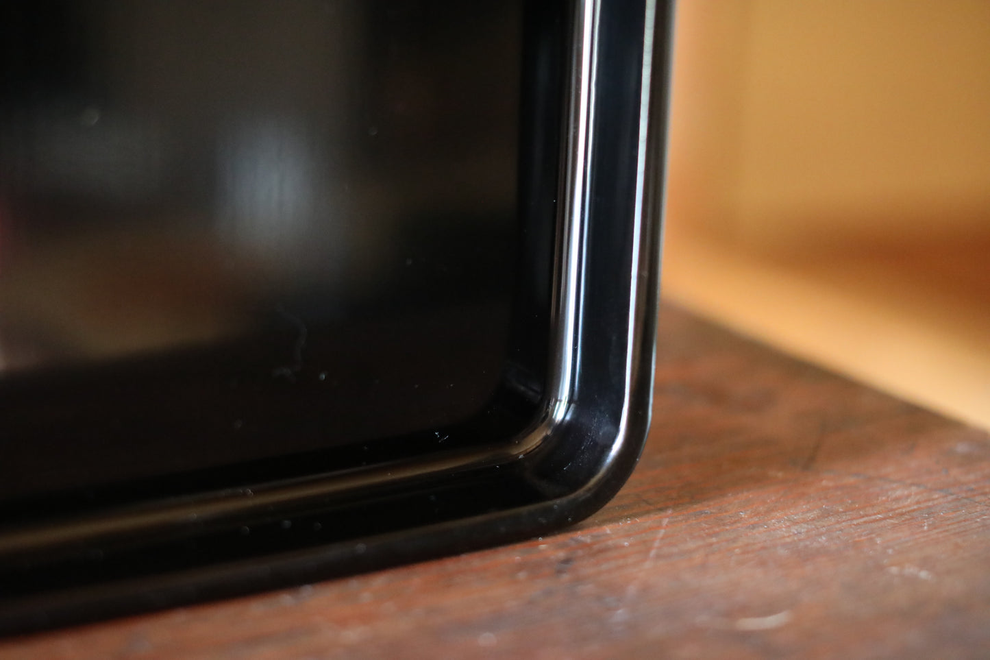 Japanese Urushi Lacquer Tray, 1920s Obon Tea Ceremony Ozen (14.4x14.4in)