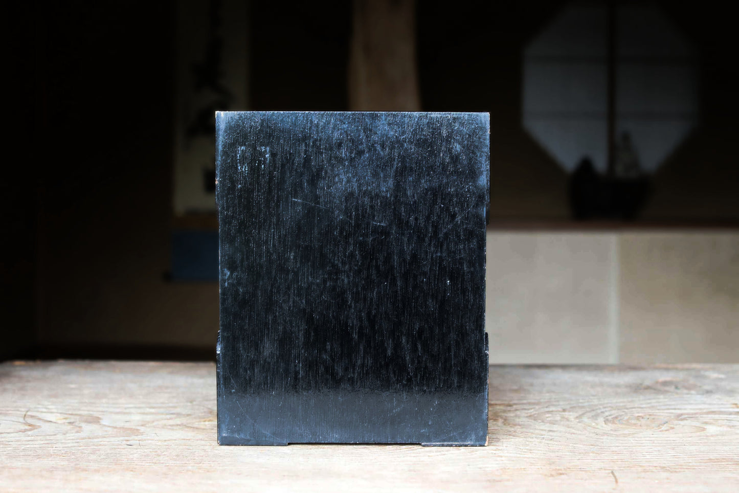 Japanese furniture Small lacquer Chest of drawers "tansu" red & black urushi lacquer  wood hand craft H4.7×W8.3×10.2in/H12×21×26cm