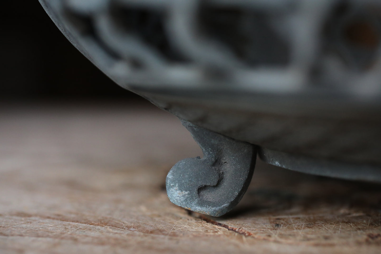 FINE! Japanese antique bronze Lantern, garden lamp, Hanging or Standing Lantern Tsuridoro with dragon cloud open work H11.4in/H29cm