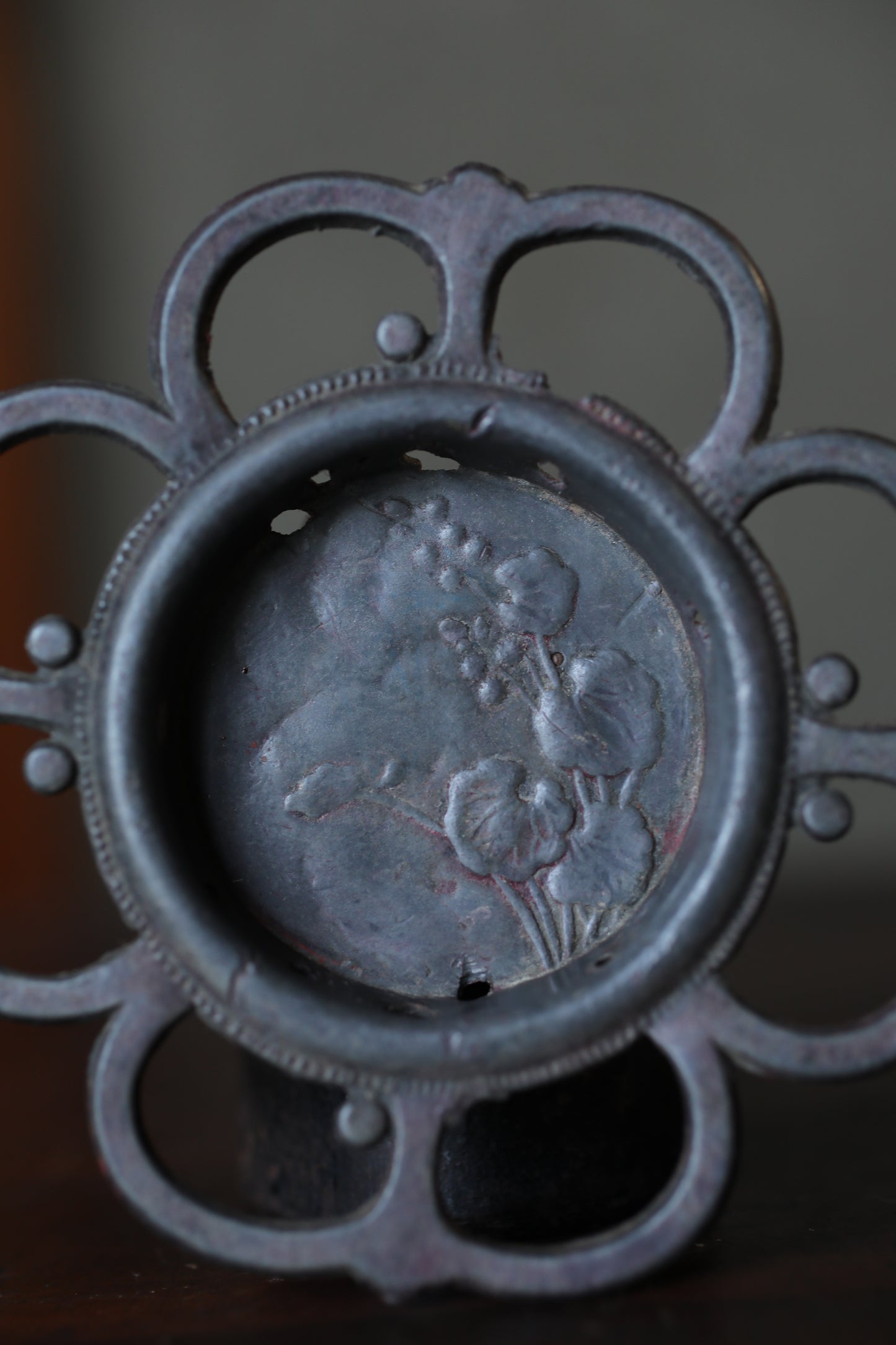 Antique Bronze FUSUMA Handles (Set of 4) - Japanese Sliding Door Hardware