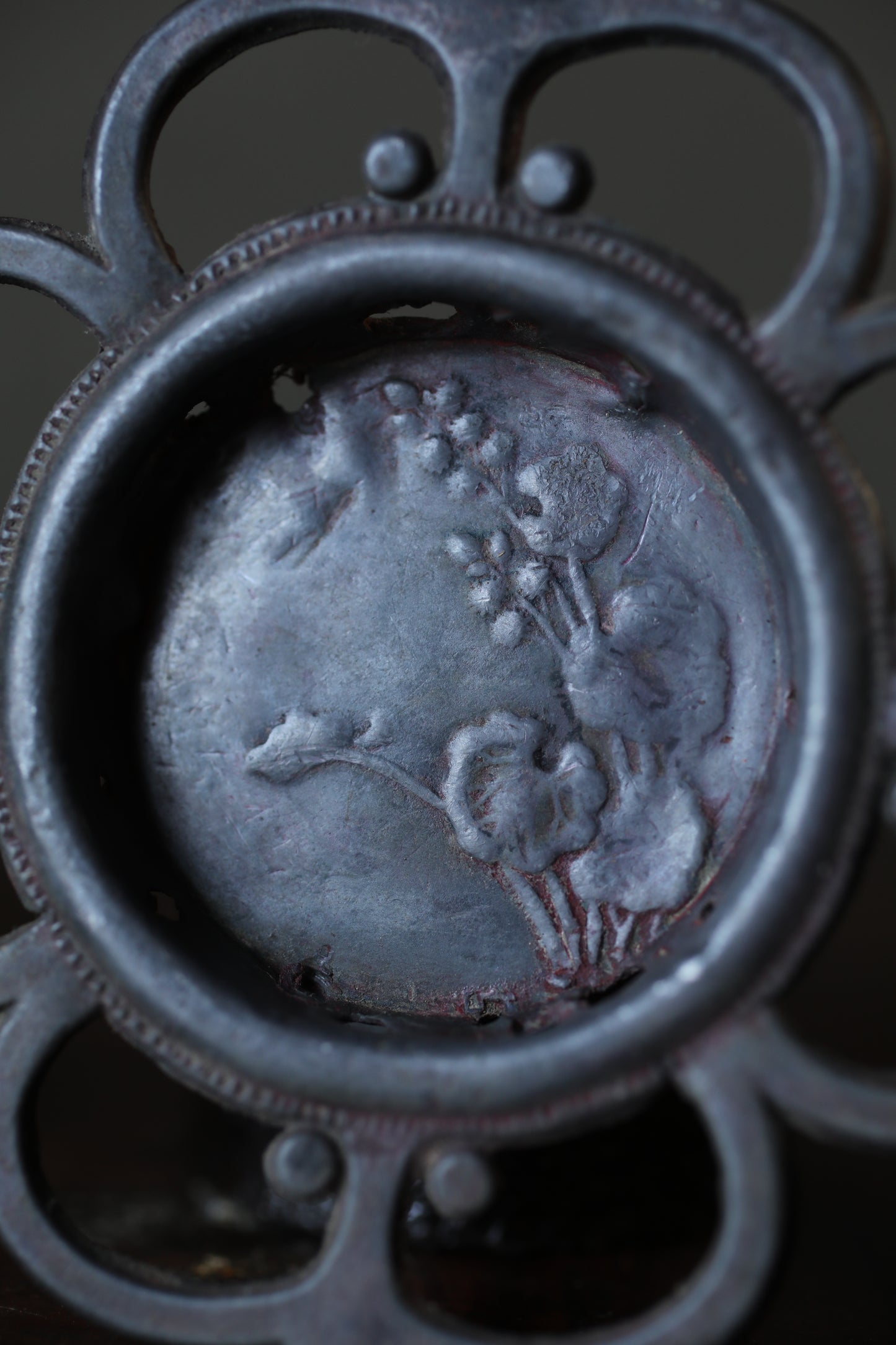 Antique Bronze FUSUMA Handles (Set of 4) - Japanese Sliding Door Hardware