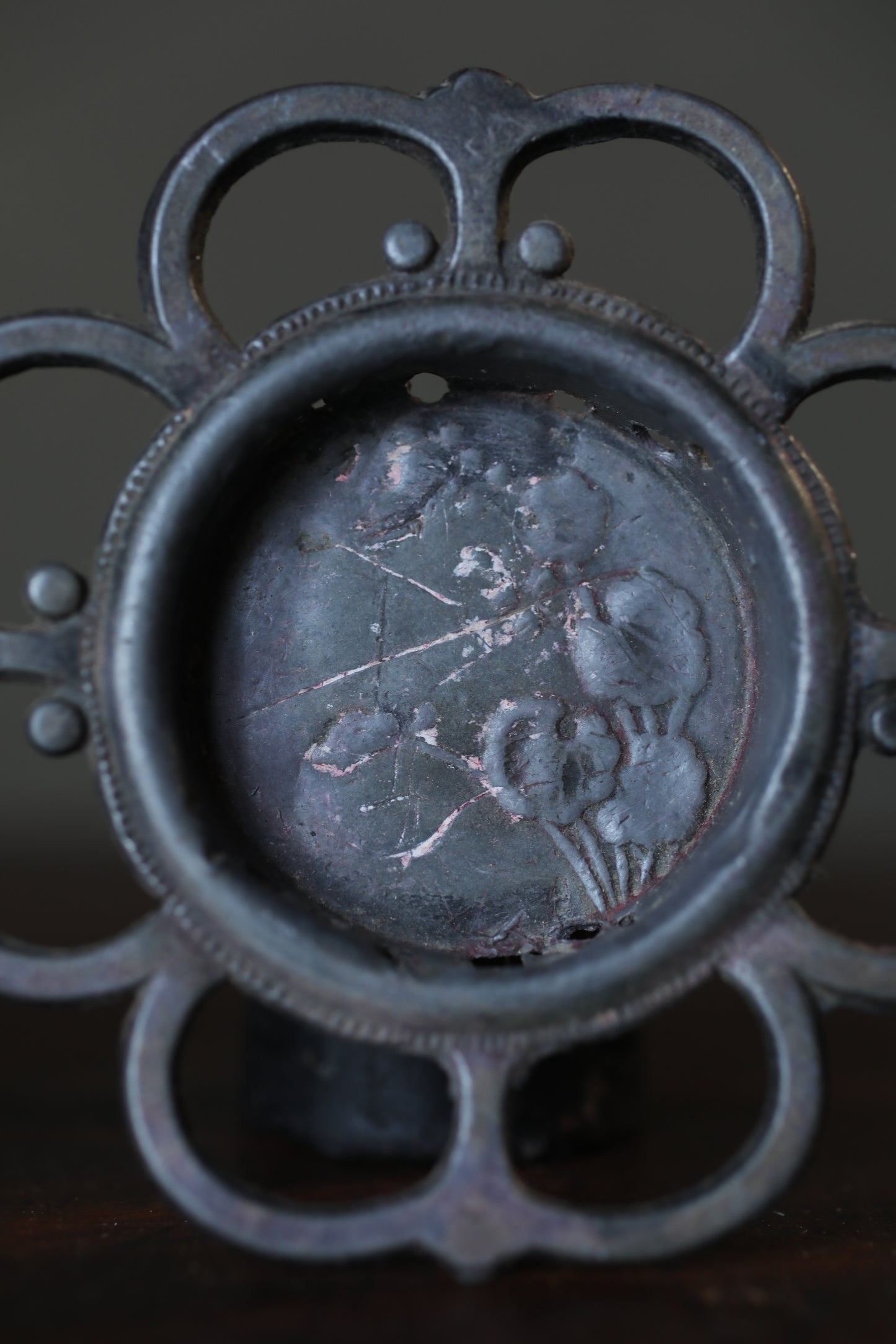 Antique Bronze FUSUMA Handles (Set of 4) - Japanese Sliding Door Hardware